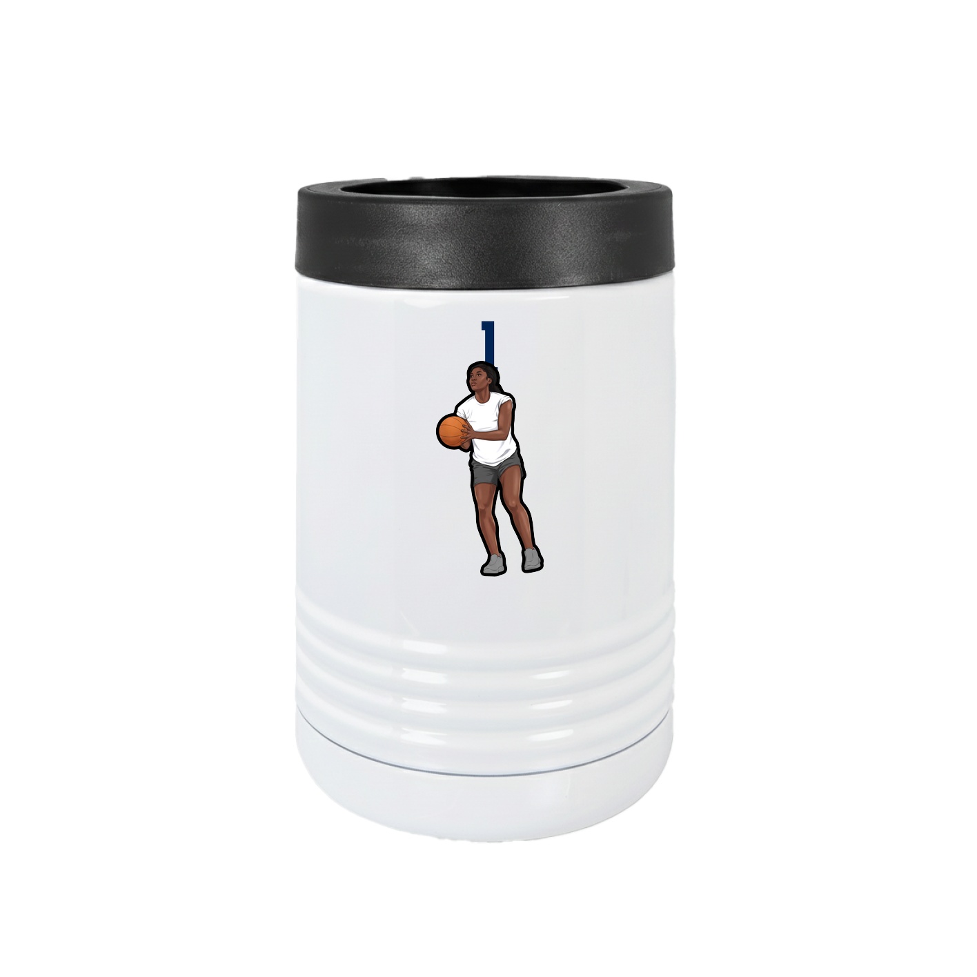 Beverage Holder — Number Top in White