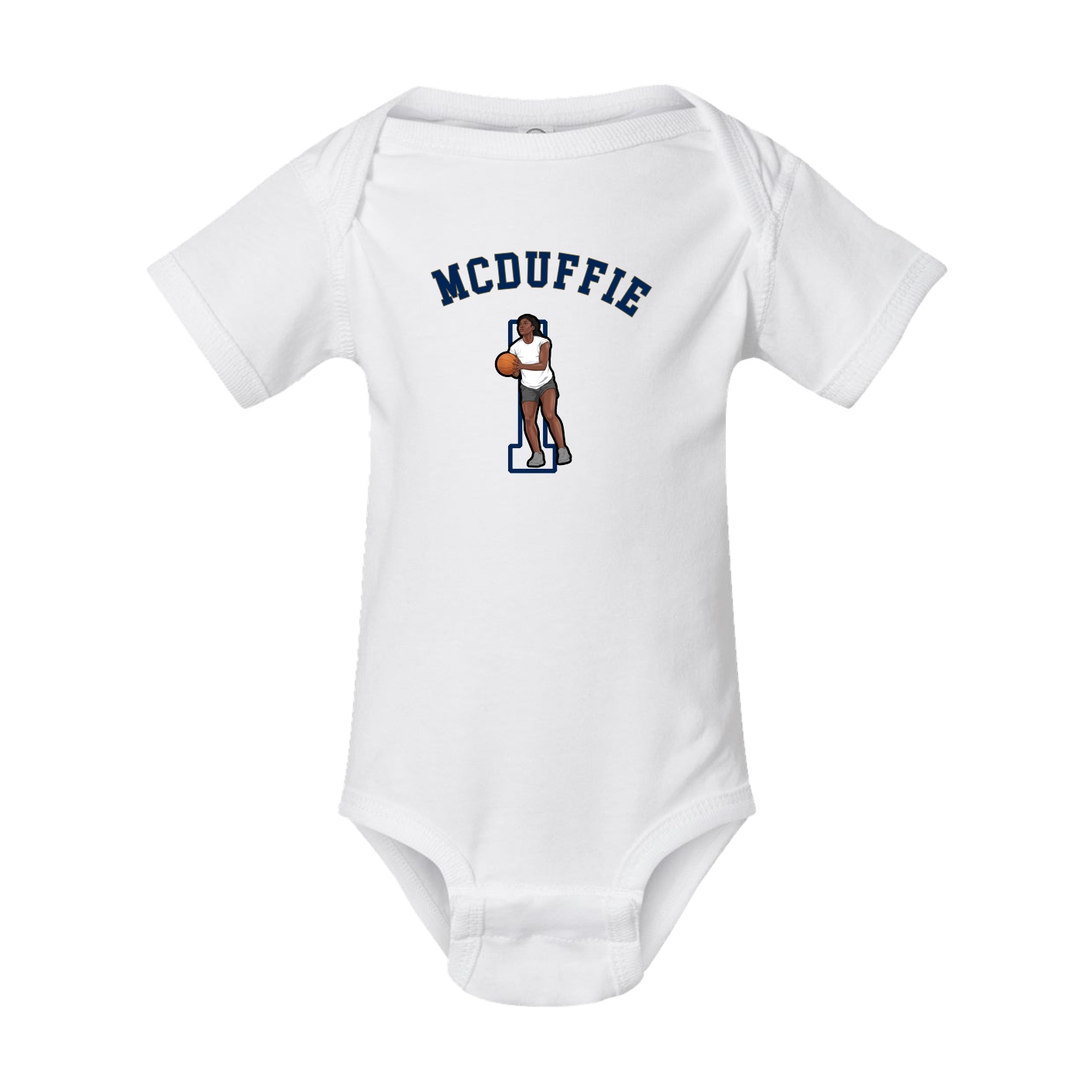 Baby Onesie — Shirsey Arch in White