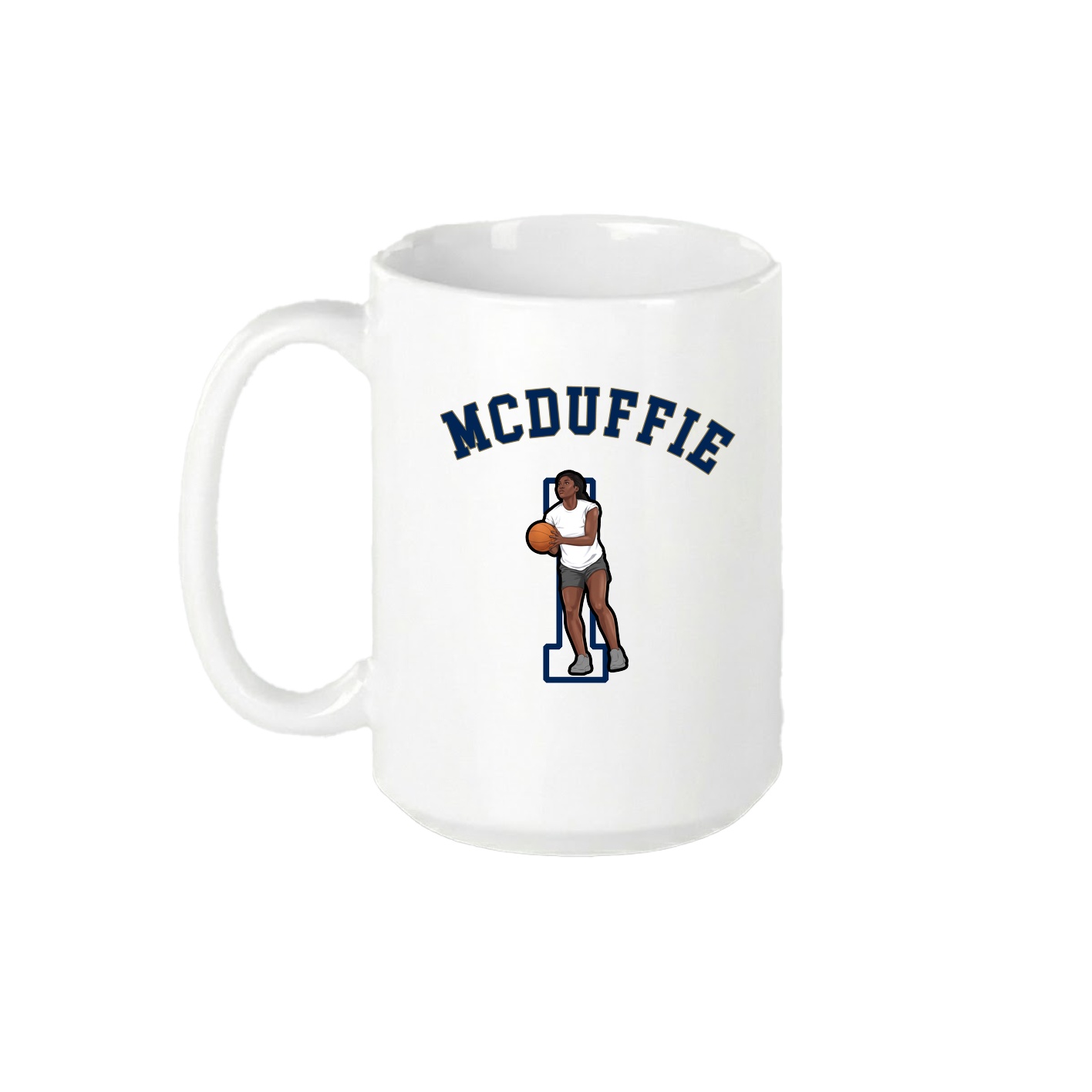 15oz Coffee Mug — Shirsey Arch in White