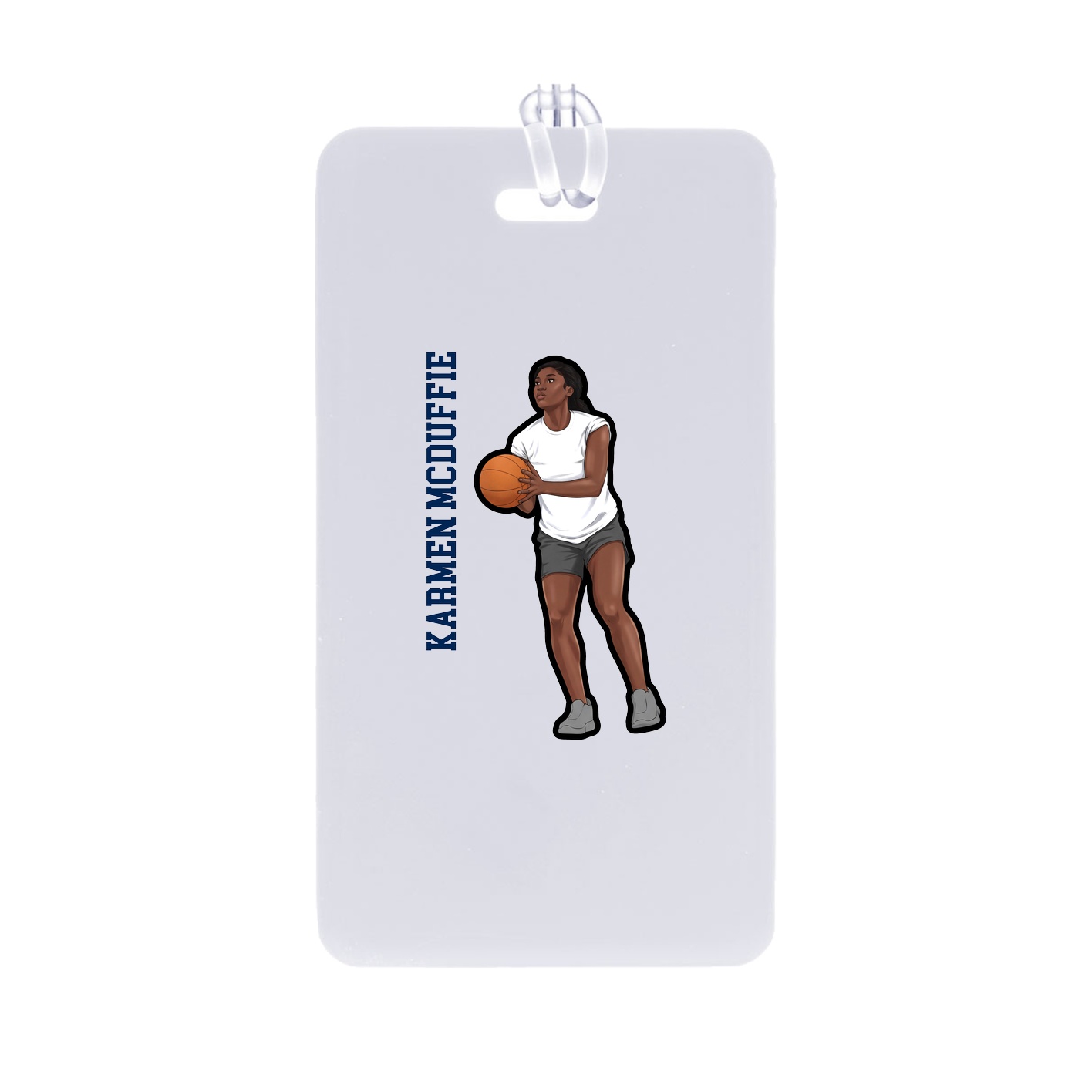 Bag Tag — Name Vertical in Classic