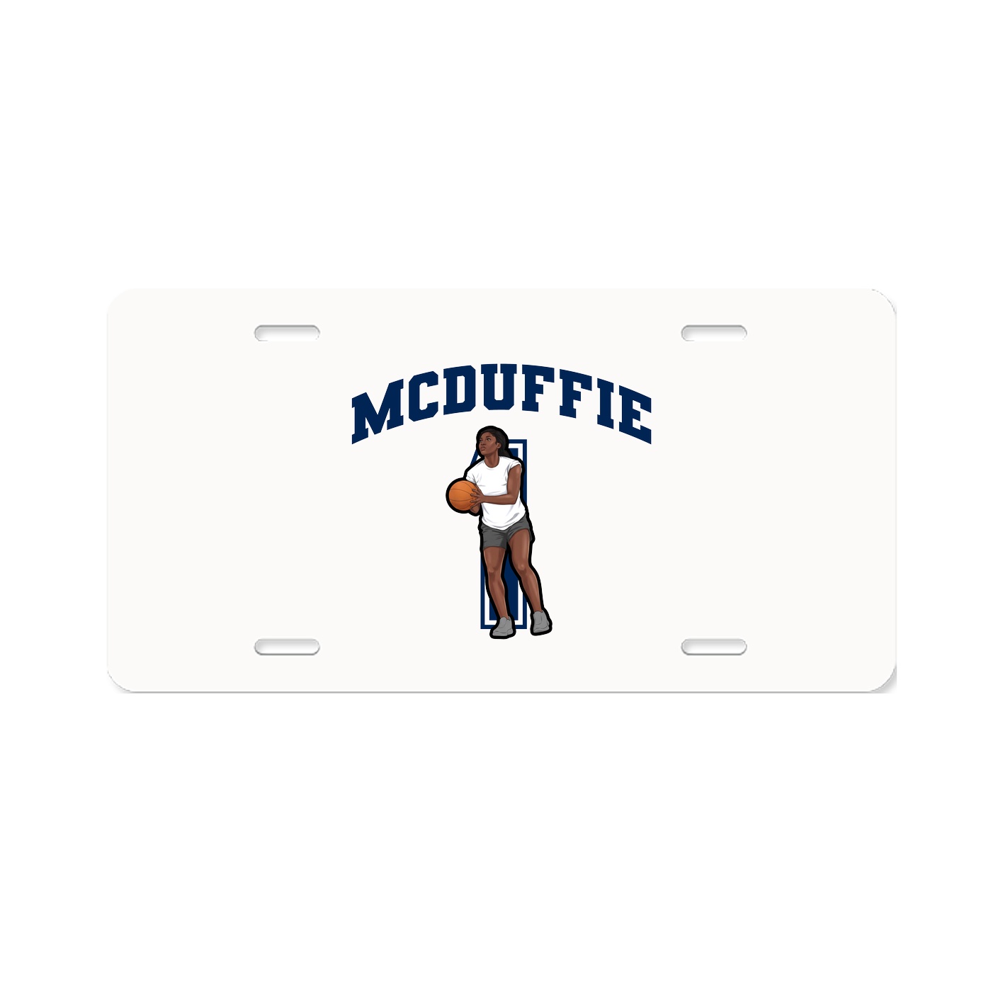 License Plate — Number in Classic