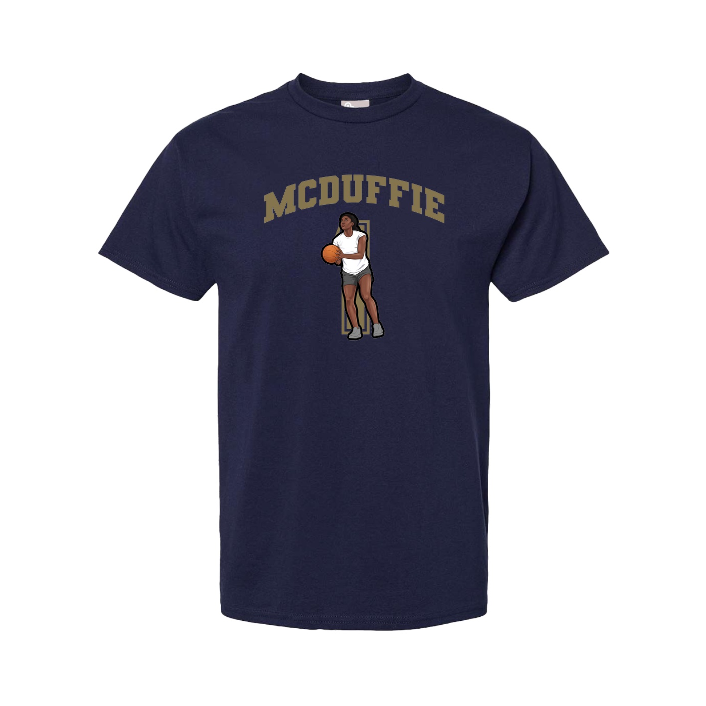 Tee — Number in Navy