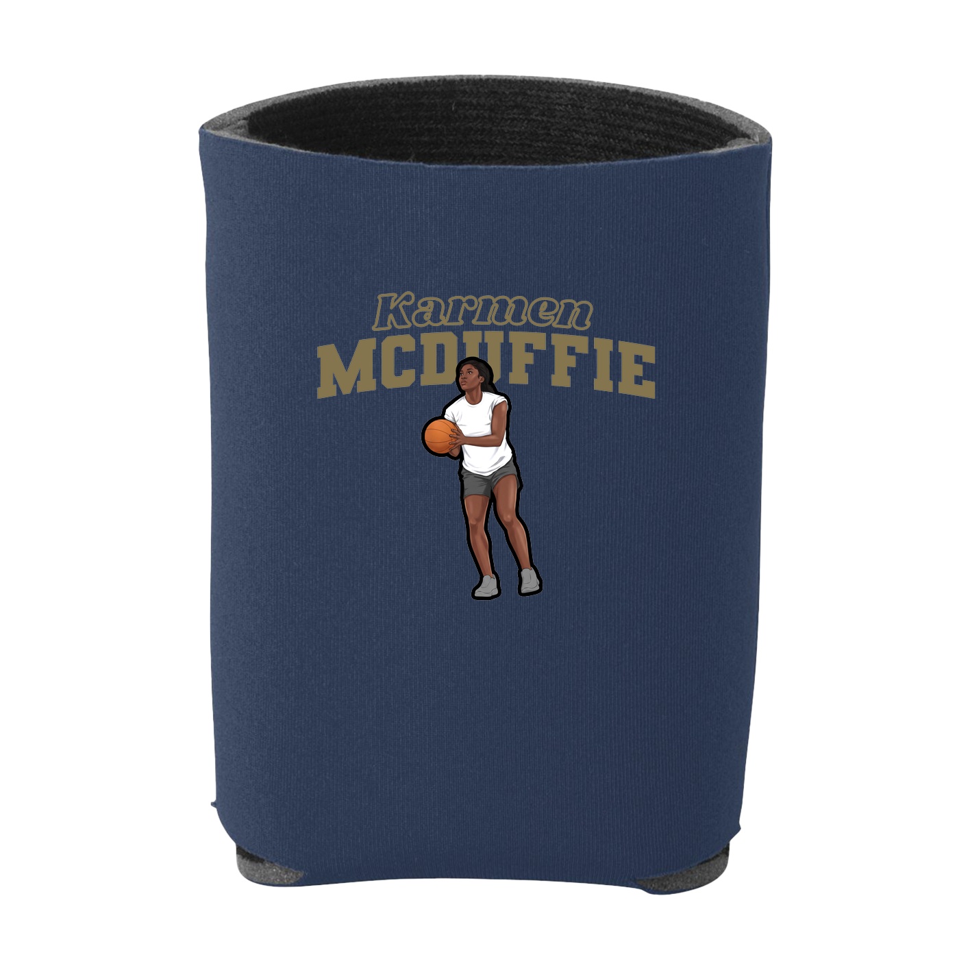 Can Holder — Name Arch in Navy