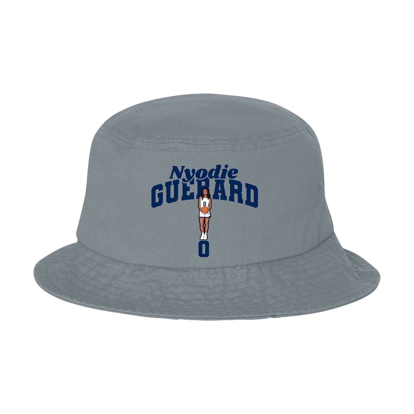 Bucket Cap — Signature Arch in Grey