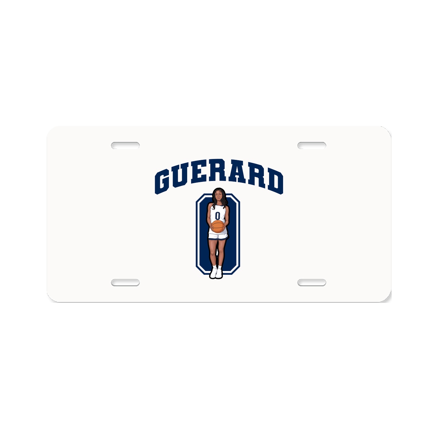 License Plate — Number in Classic