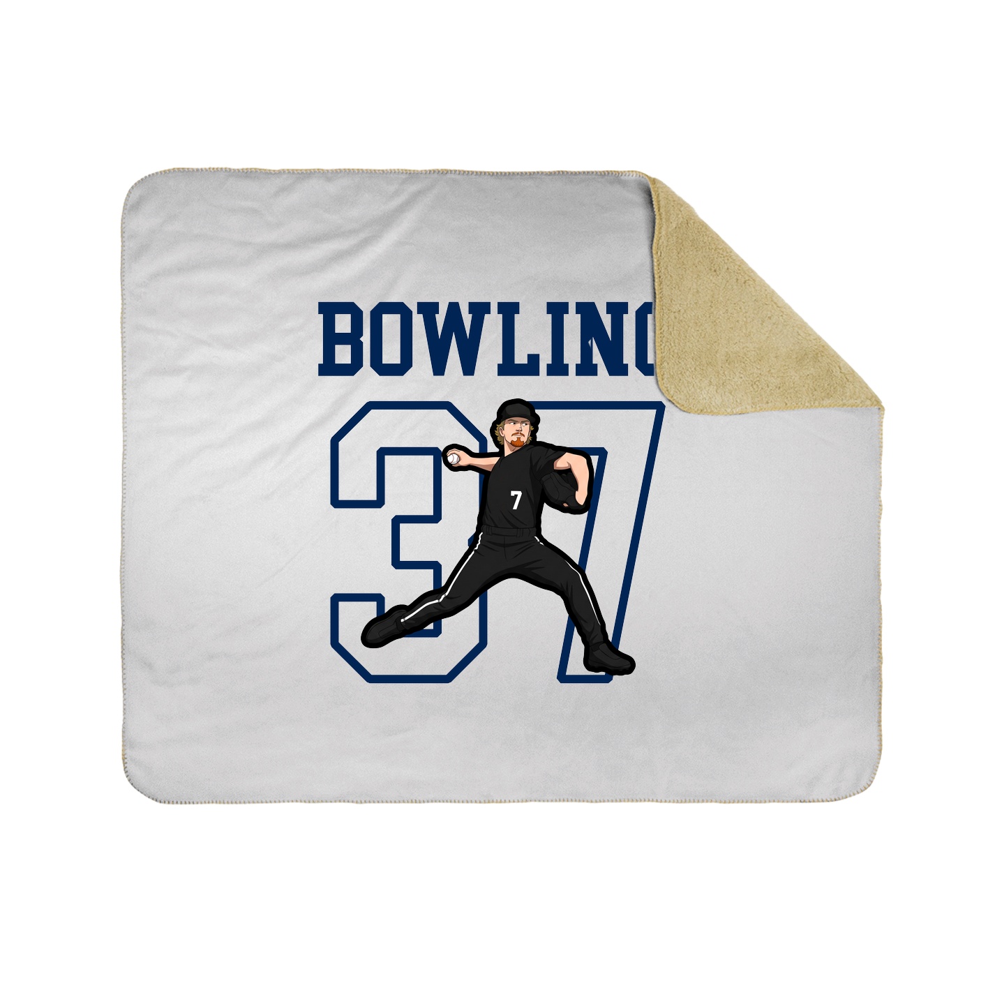 Throw Blanket — Shirsey in White