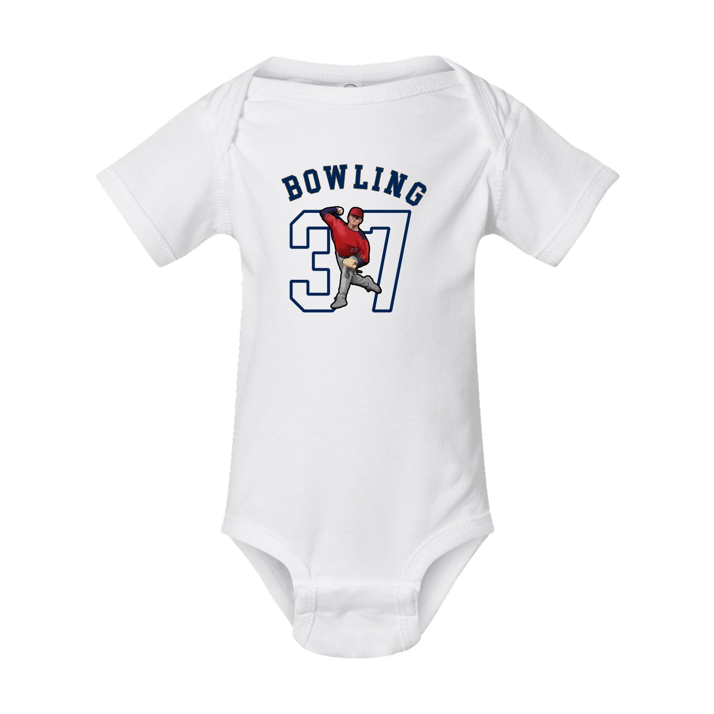 Baby Onesie — Shirsey Arch in White