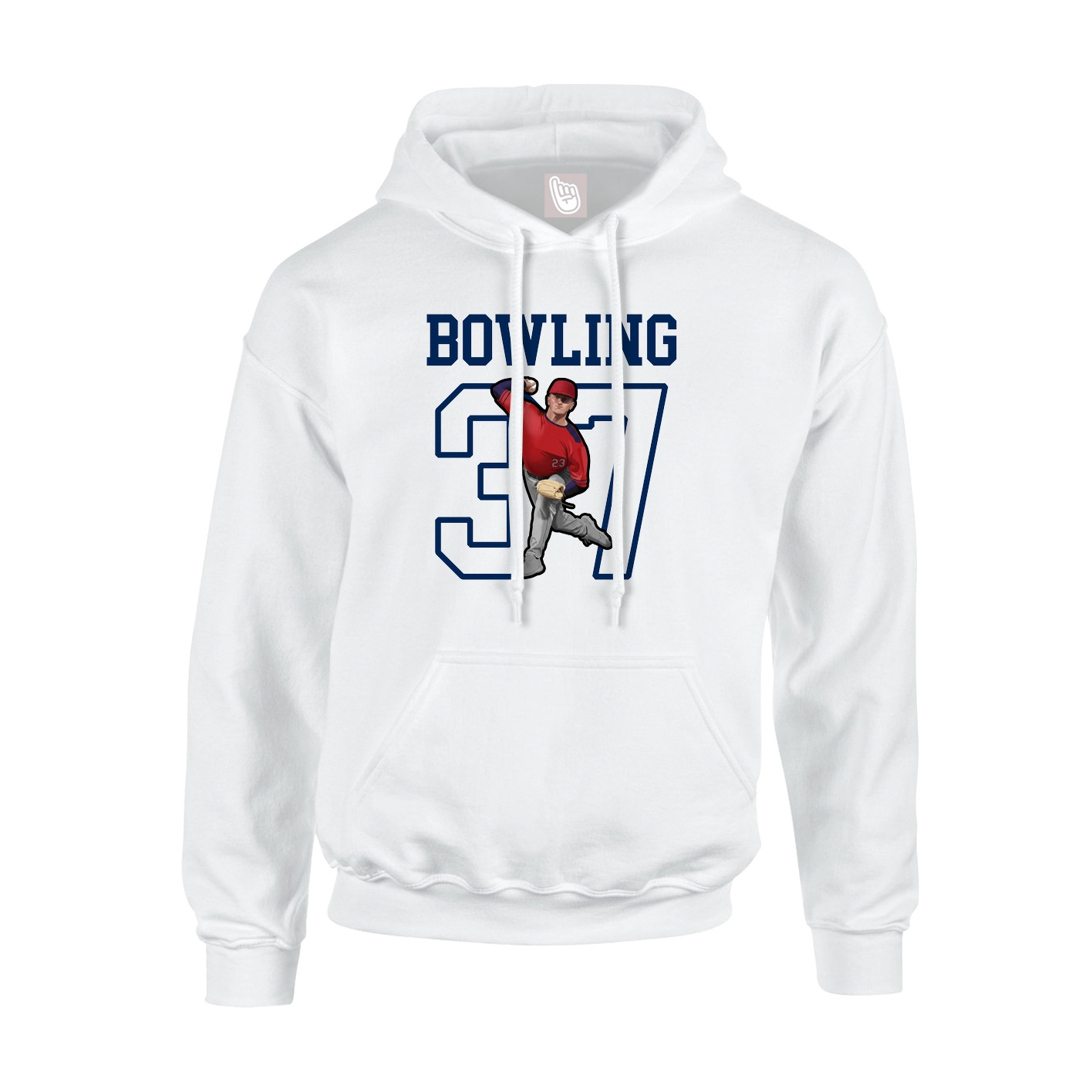Hoodie — Shirsey in White