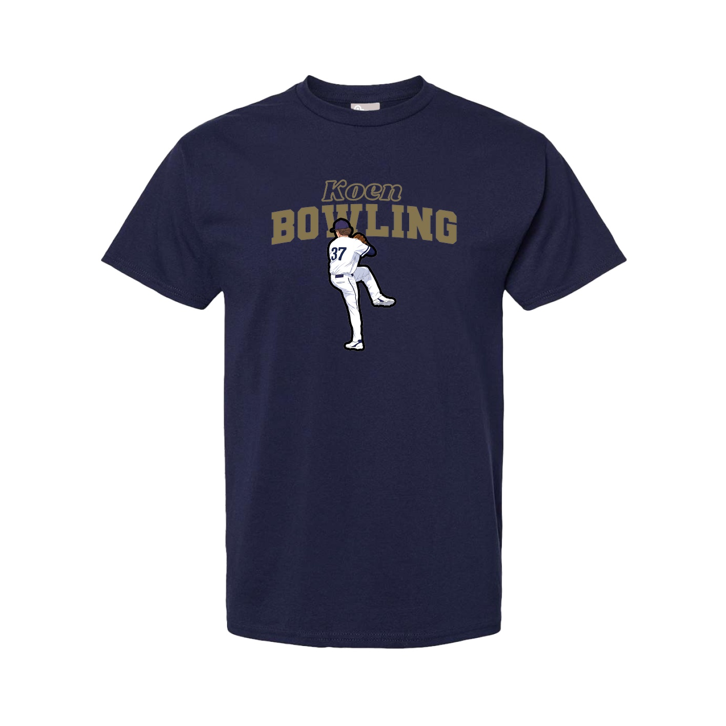 Youth Tee — Name Arch in Navy