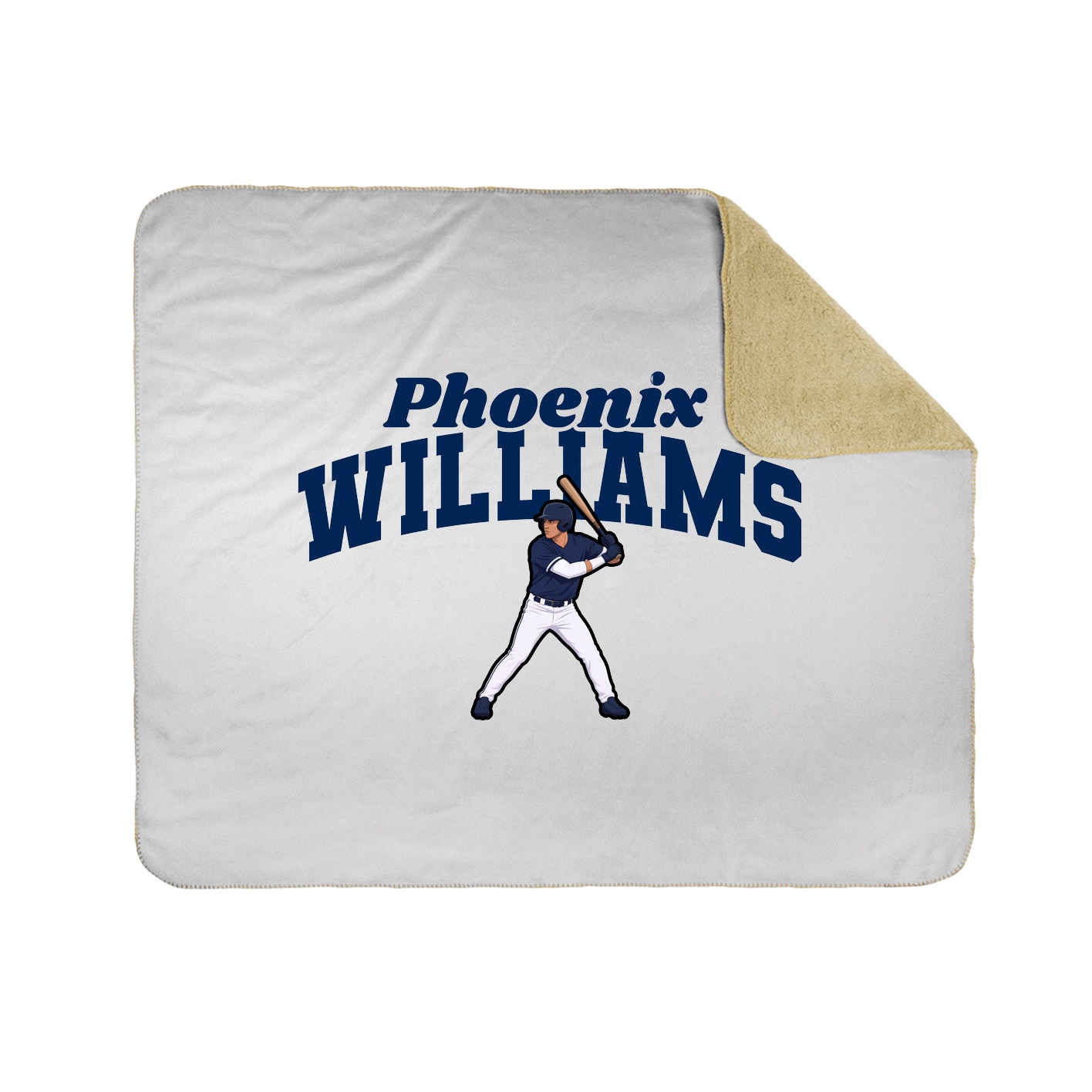 Throw Blanket — Signature Arch in White
