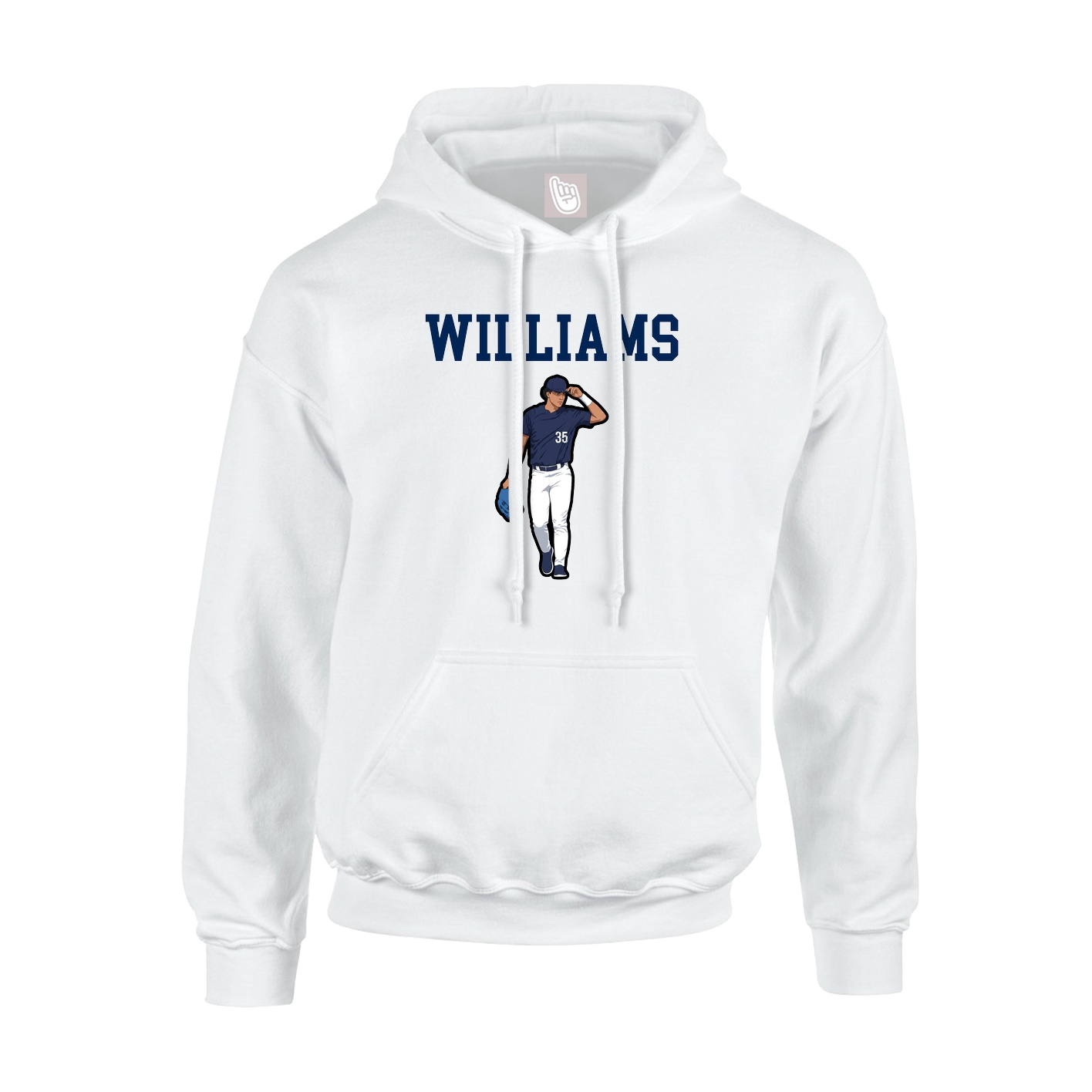 Youth Hoodie — Shirsey in White