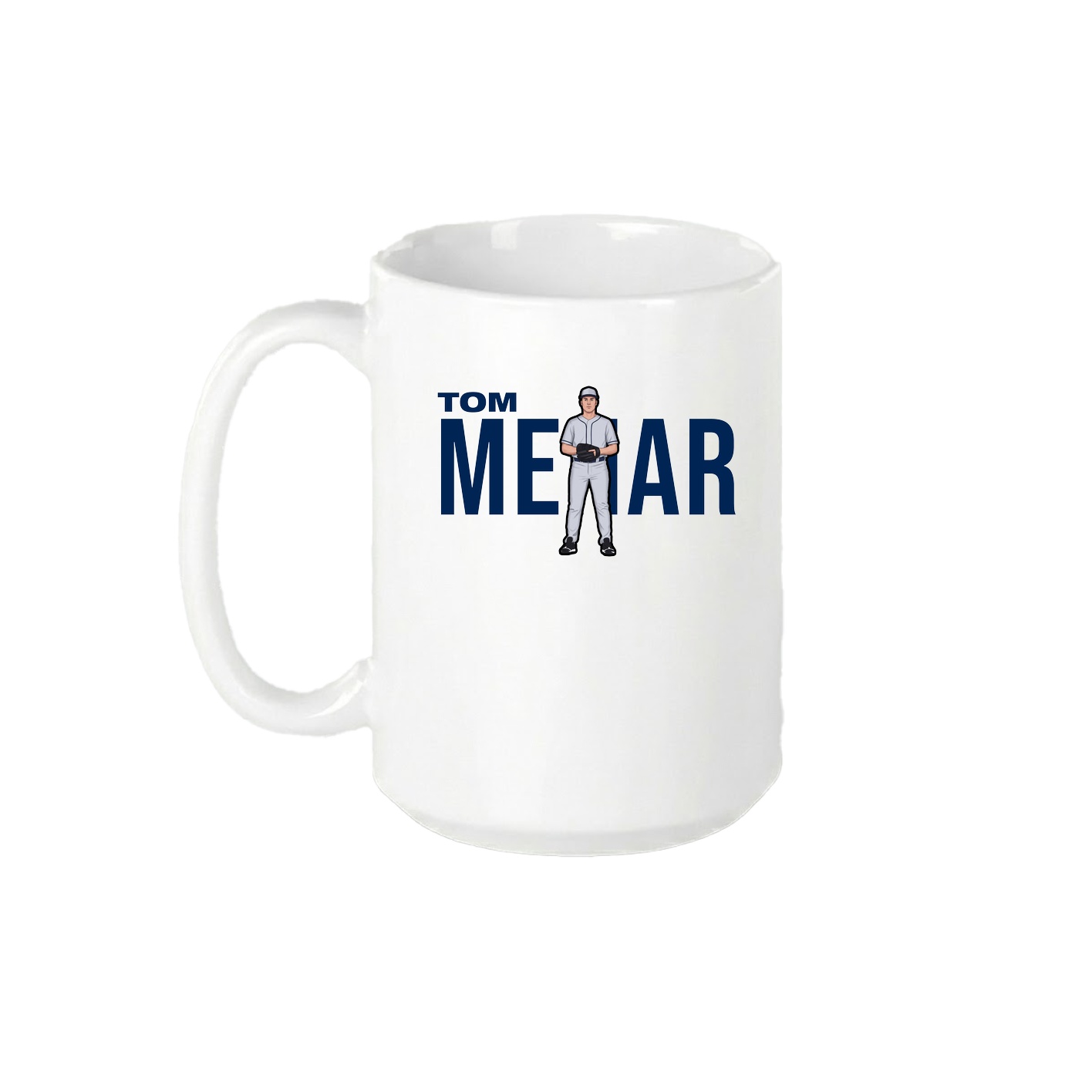 15oz Coffee Mug — Player Name in White