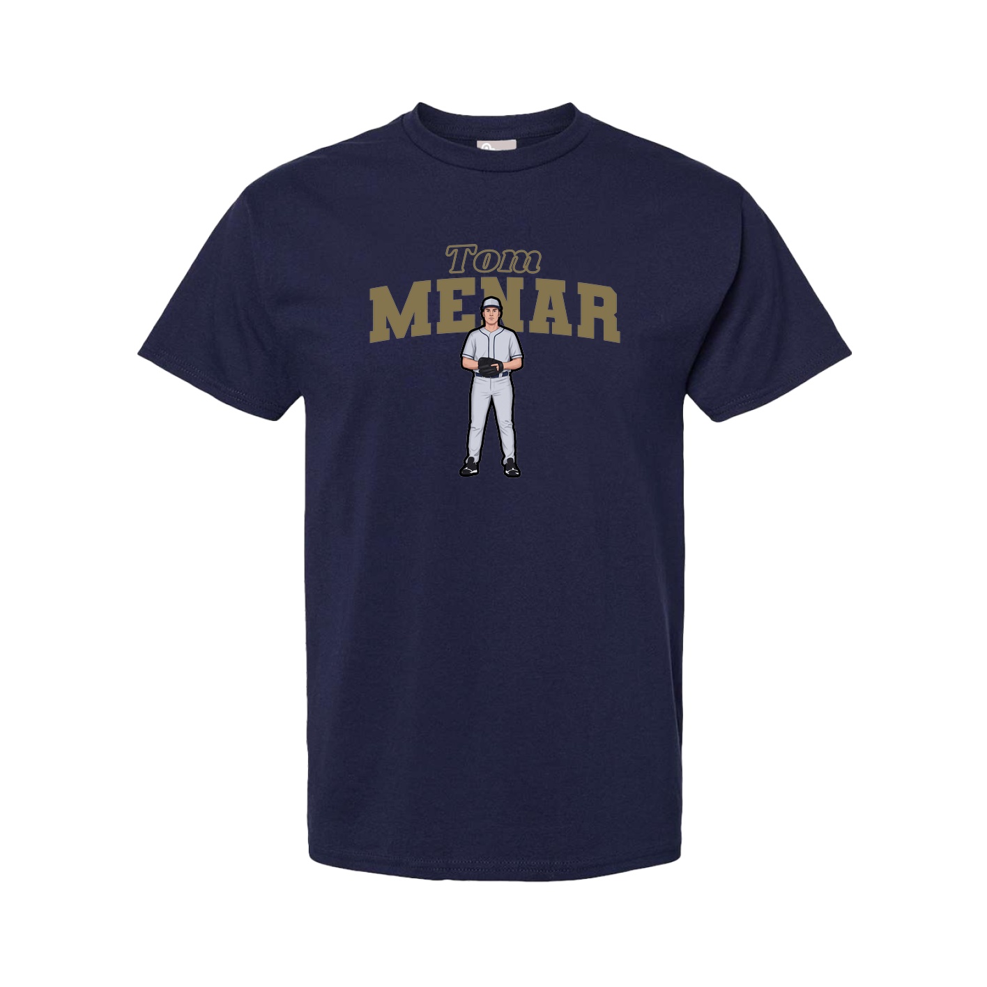 Youth Tee — Name Arch in Navy