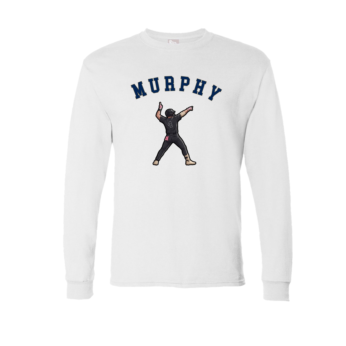 Long Sleeve Tee — Shirsey Arch in White