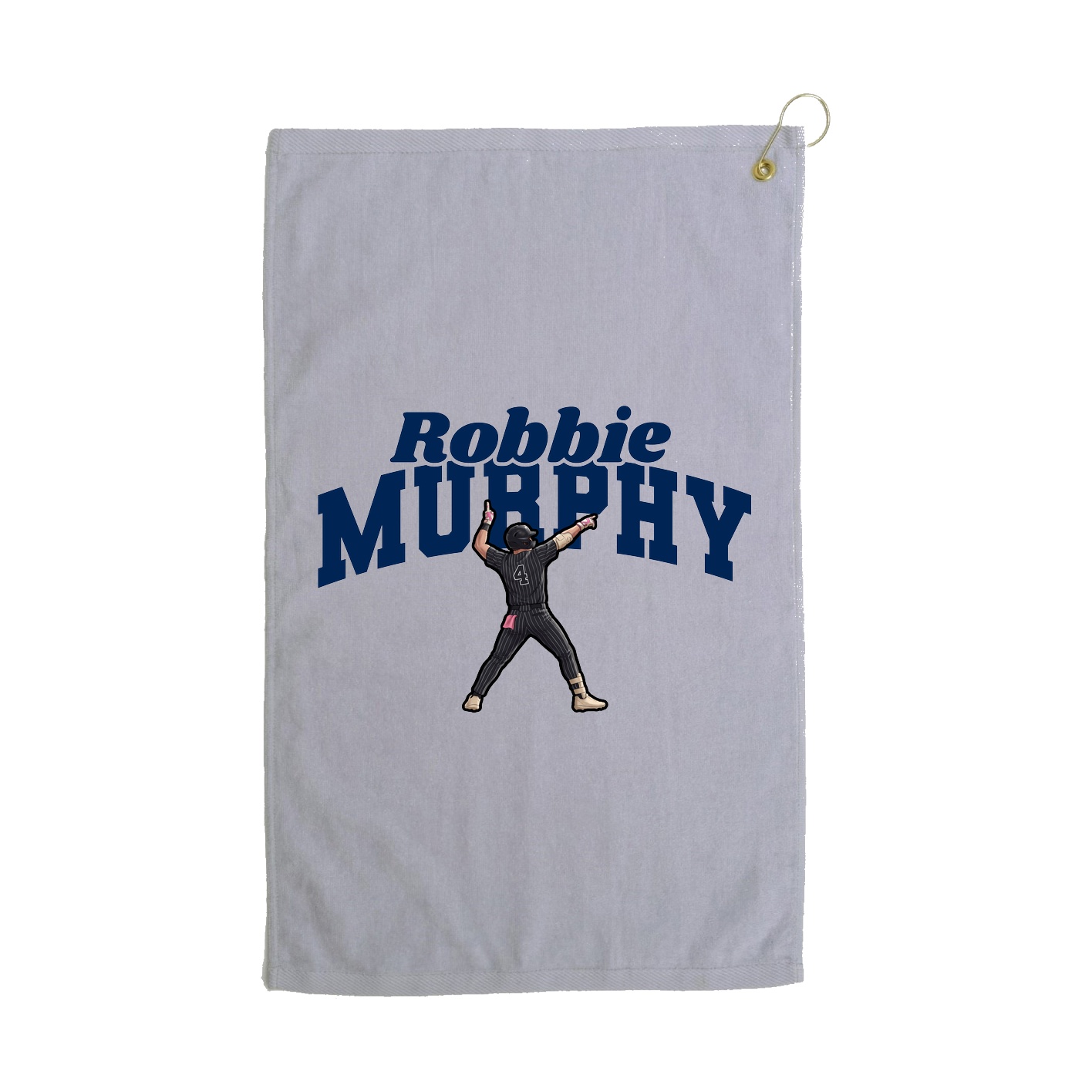 Golf Towel — Signature Arch in Grey