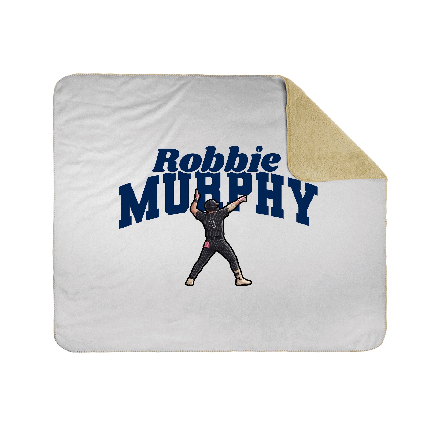 Throw Blanket — Signature Arch in White