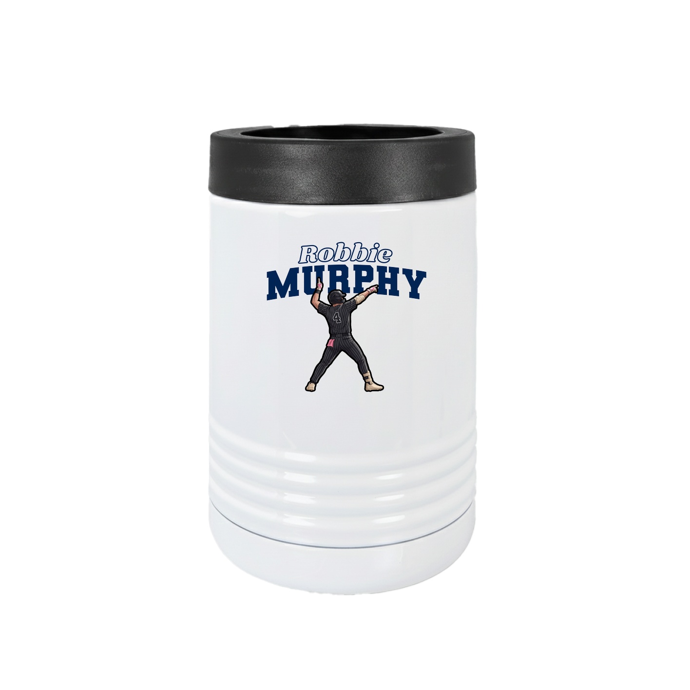 Beverage Holder — Name Arch in White