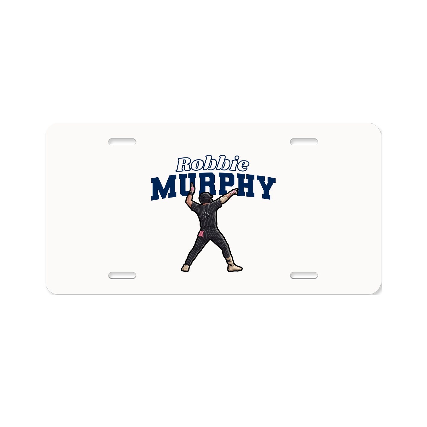 License Plate — Name Arch in Classic