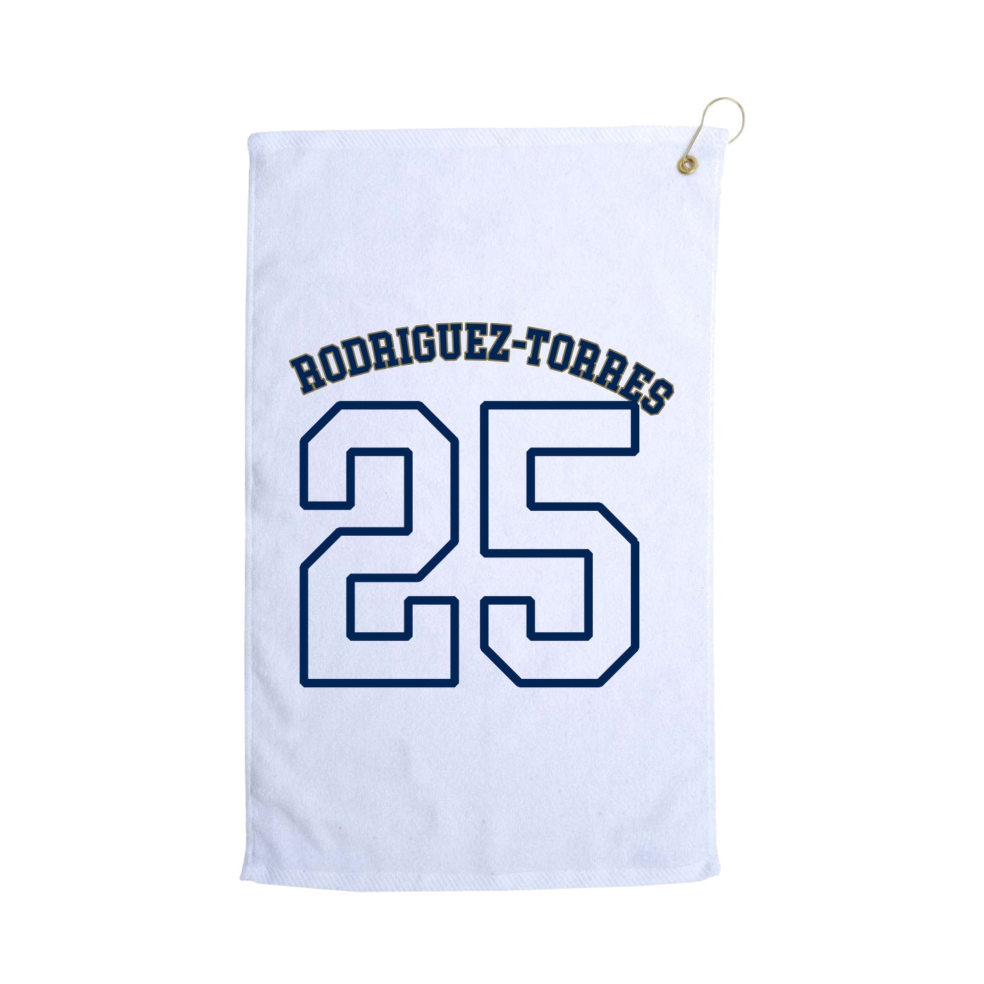 Golf Towel — Shirsey Arch in White