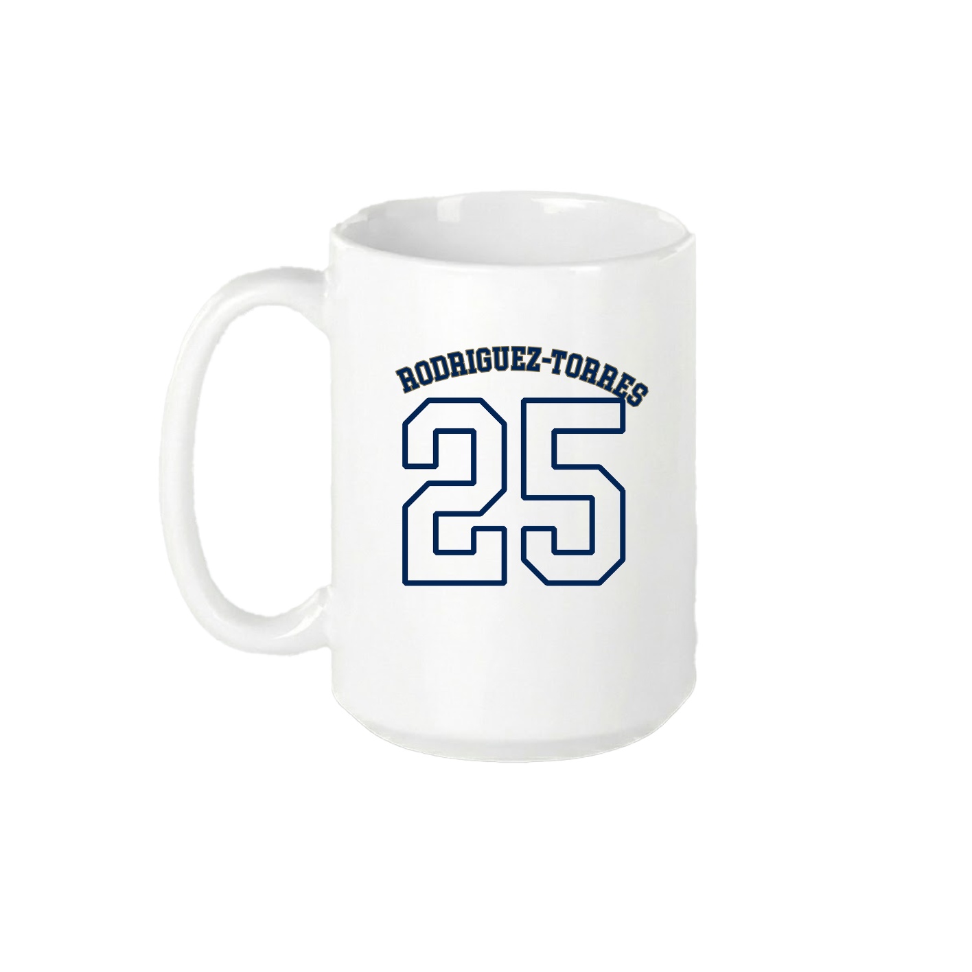 15oz Coffee Mug — Shirsey Arch in White