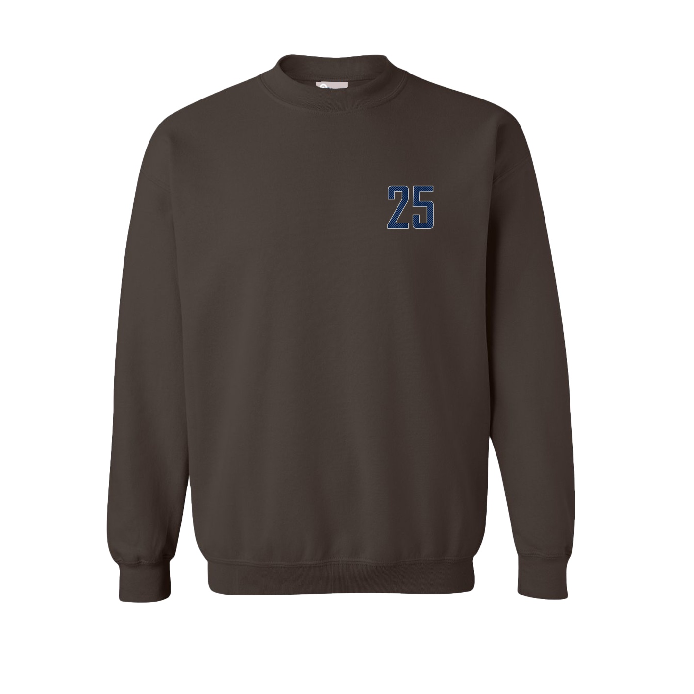 Fleece Crew — Front Shirsy in Brown