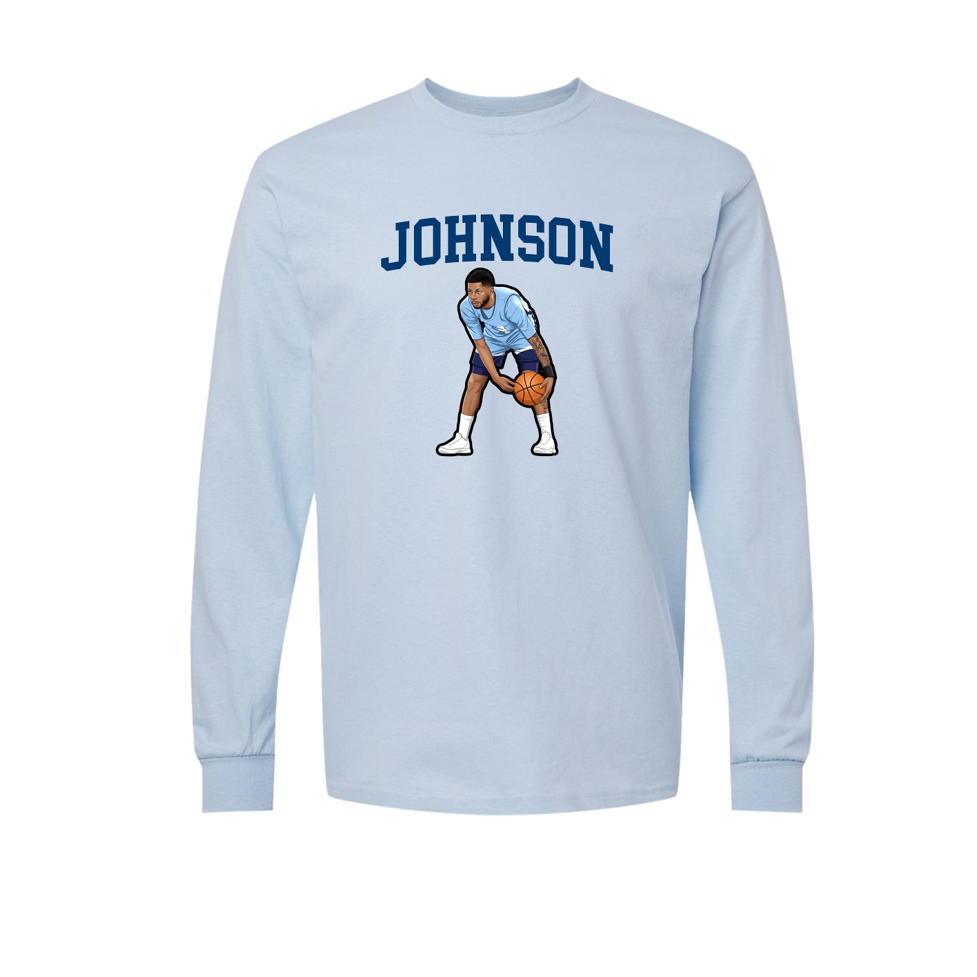 Long Sleeve Tee — Shirsey in Light Blue