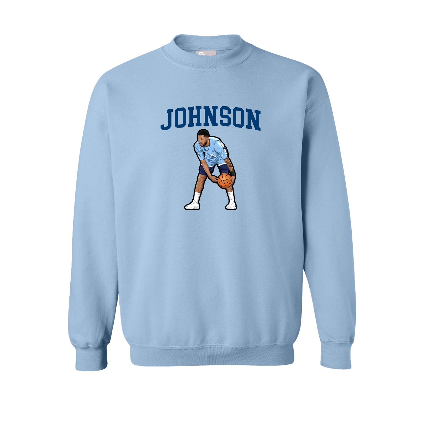 Fleece Crew — Shirsey in Light Blue