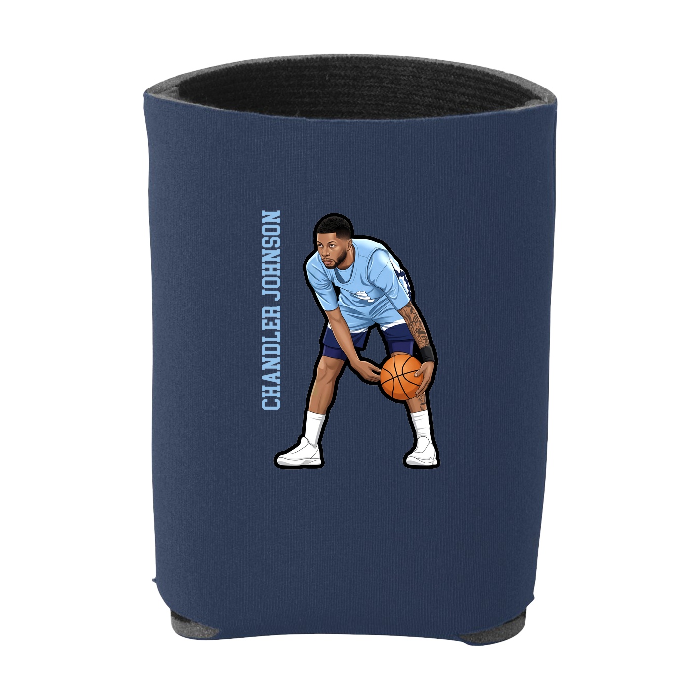 Can Holder — Name Vertical in Navy