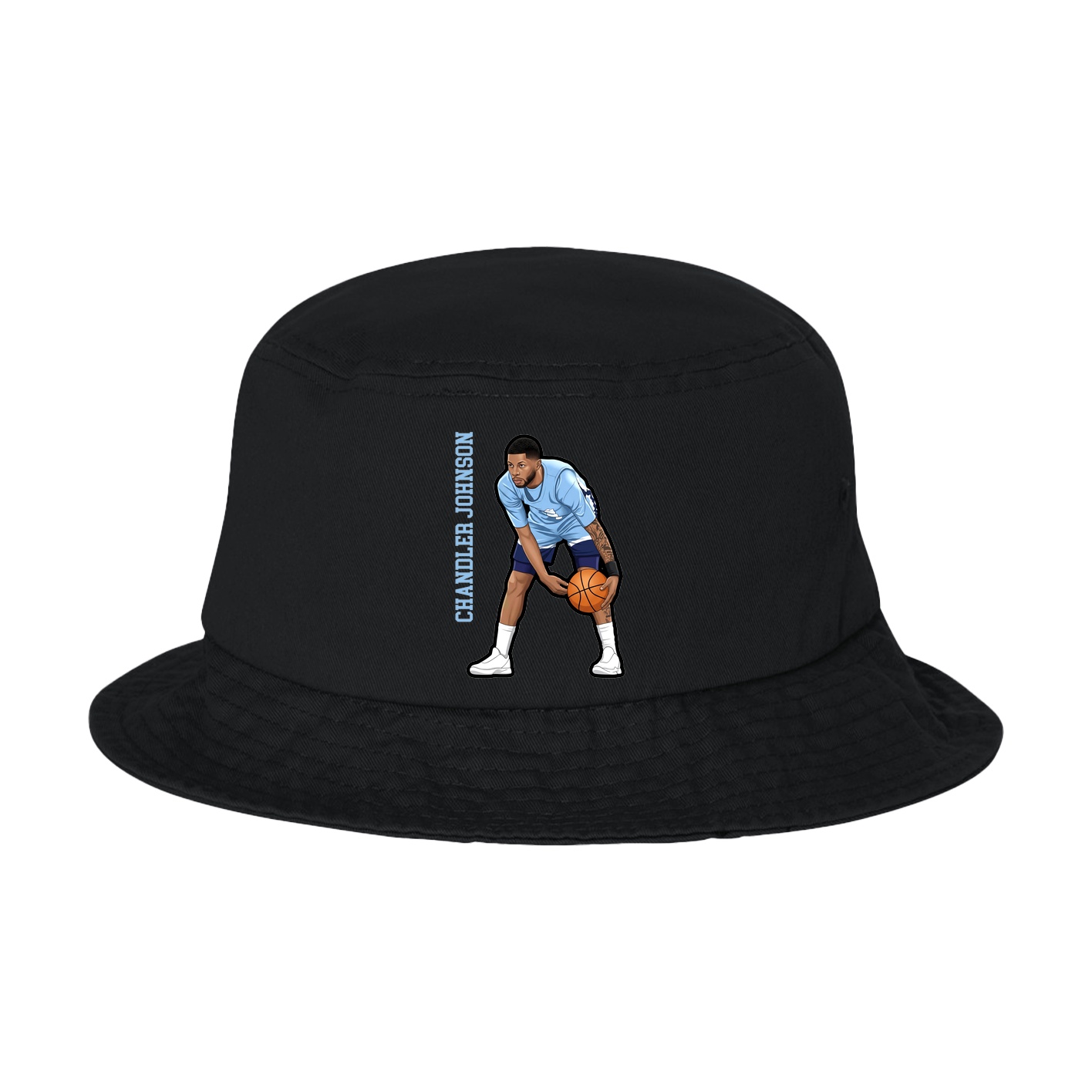 Bucket Cap — Name Vertical in Black