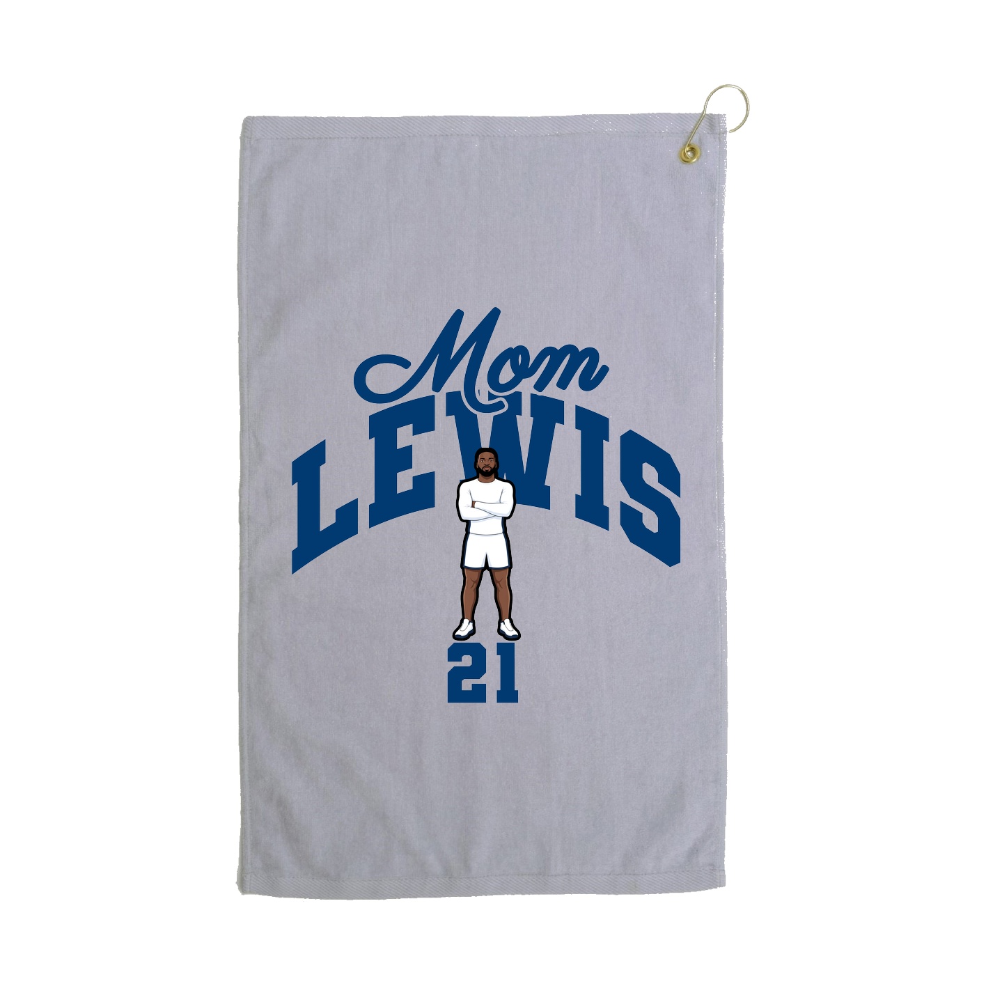 Golf Towel — Mothers Day Arch in Grey