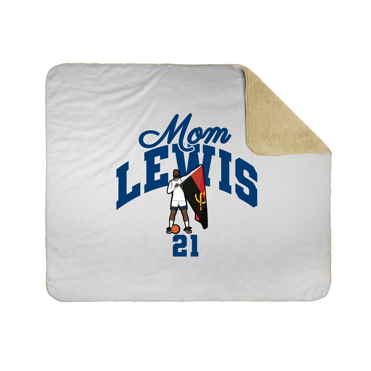 Throw Blanket — Mothers Day Arch in White