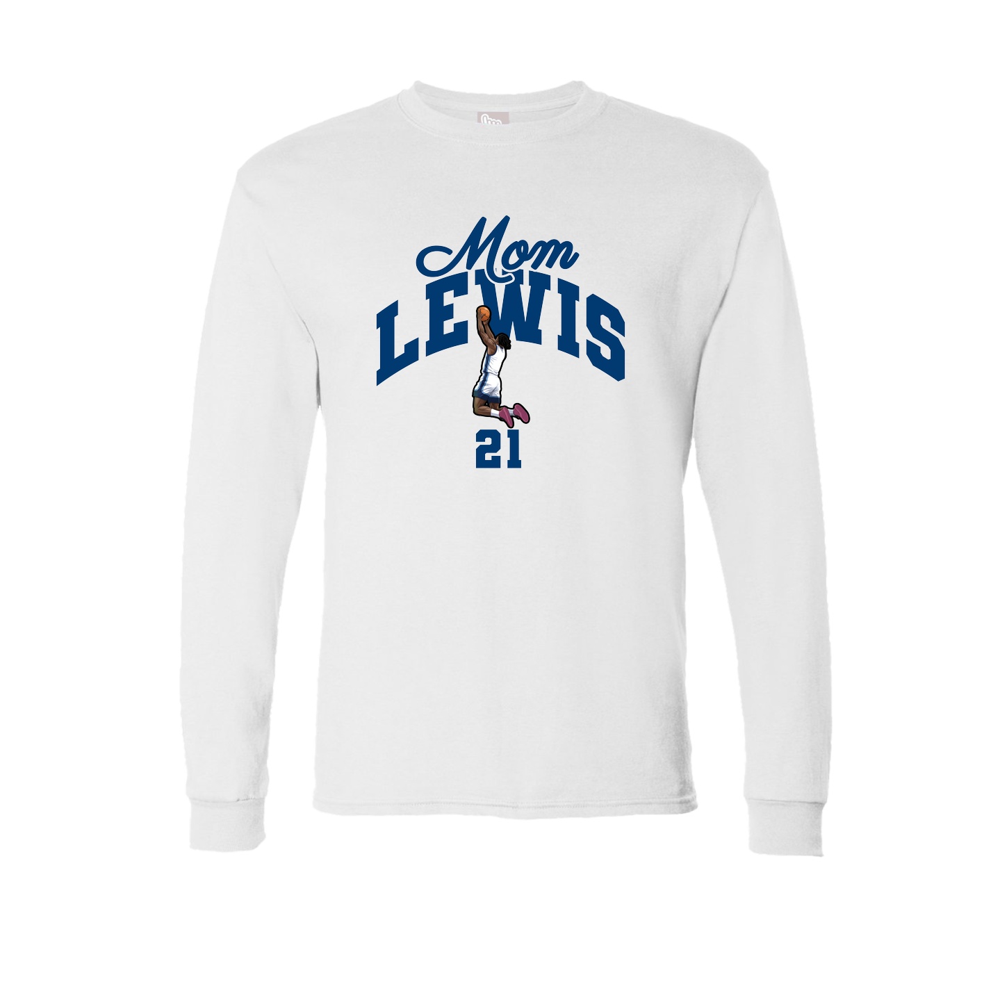 Long Sleeve Tee — Mothers Day Arch in White