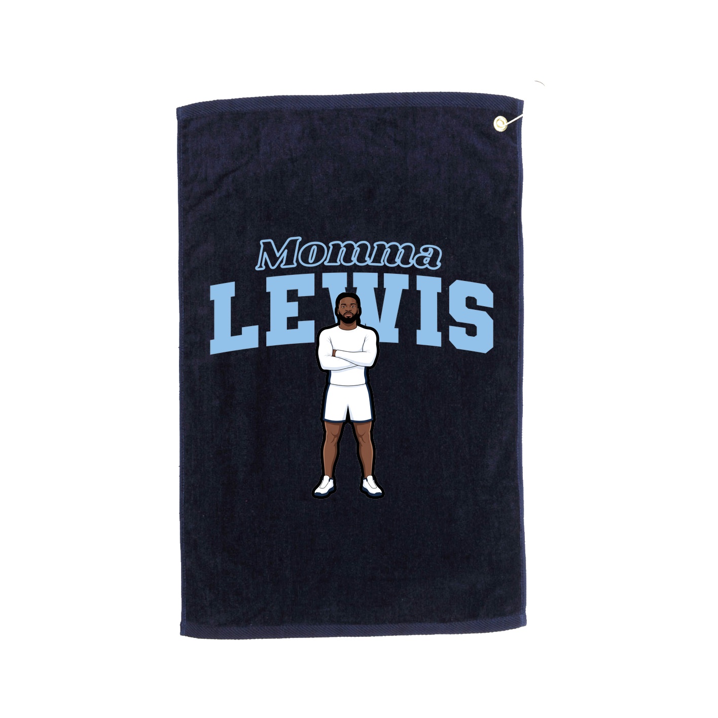 Golf Towel — Mothers Day Block in Navy