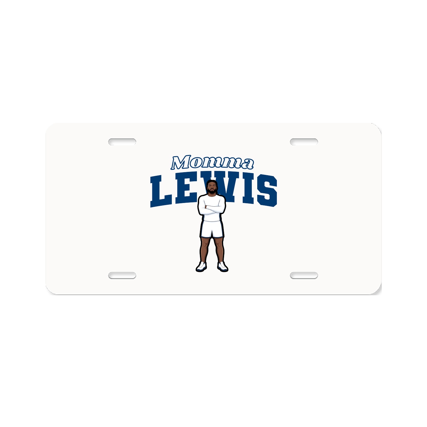 License Plate — Mothers Day Block in Classic