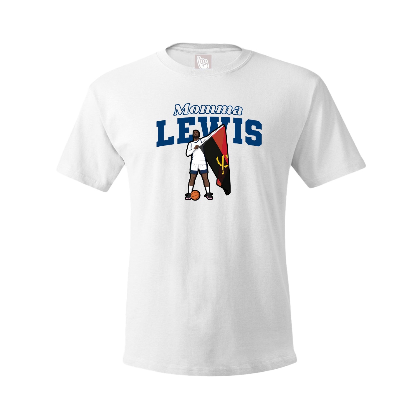 Youth Tee — Mothers Day Block in White