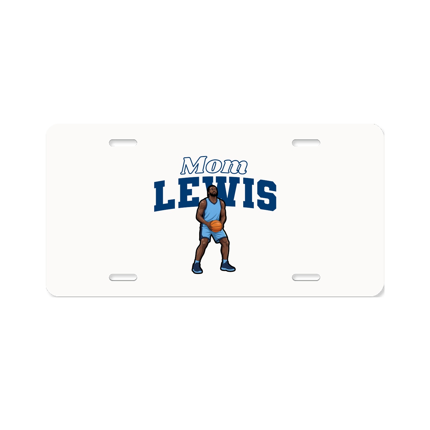 License Plate — Mothers Day Block in Classic