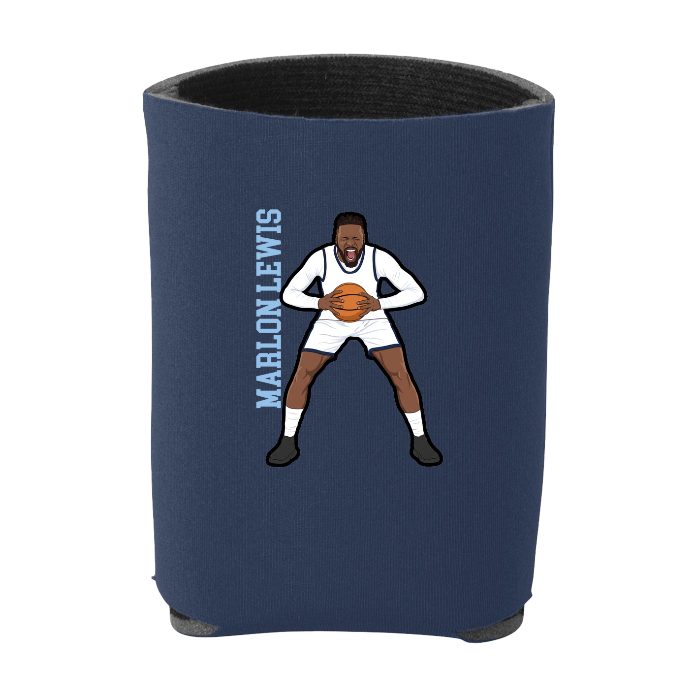Can Holder — Name Vertical in Navy