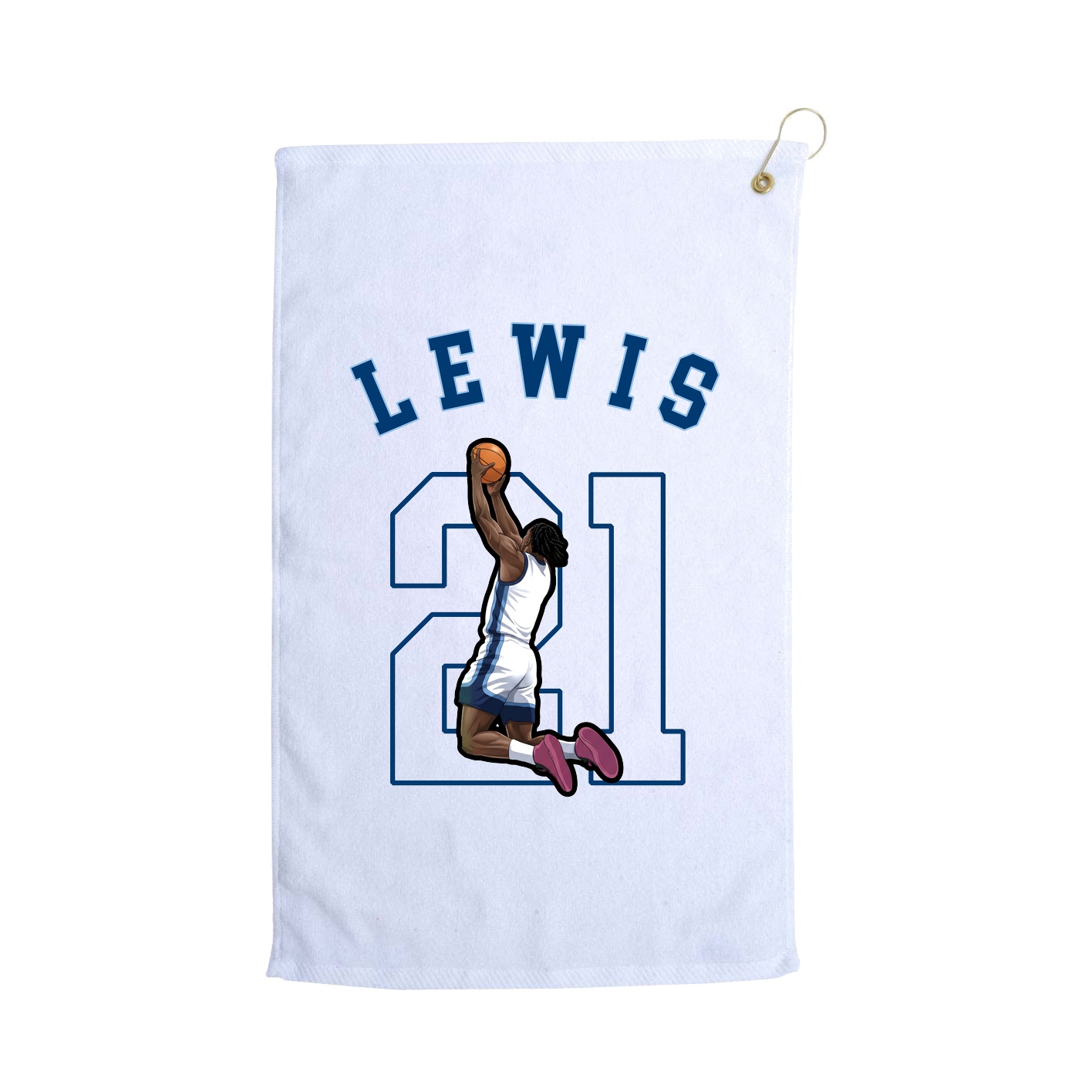 Golf Towel — Shirsey Arch in White
