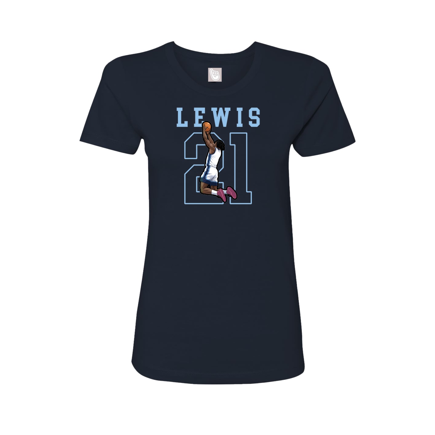 Fitted Women's Tee — Shirsey in Navy