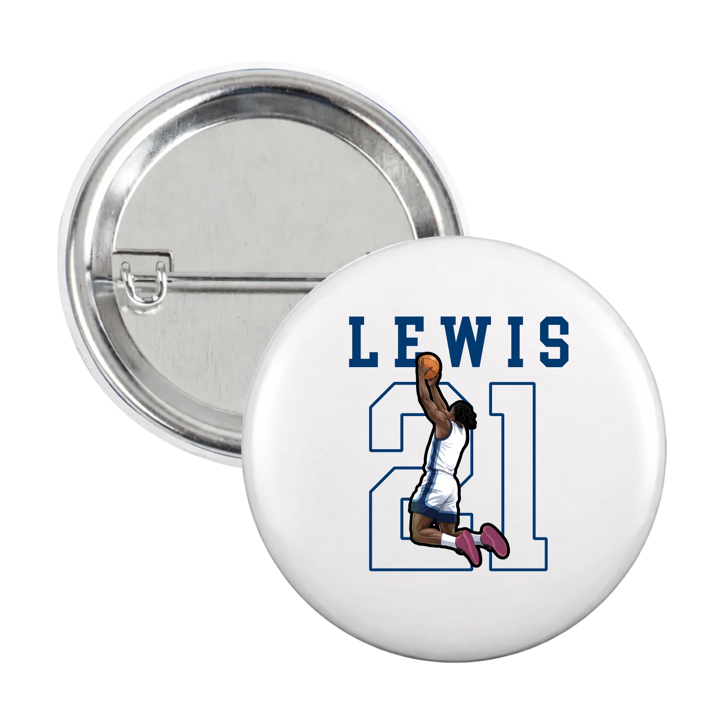 Game Day Button — Shirsey in White
