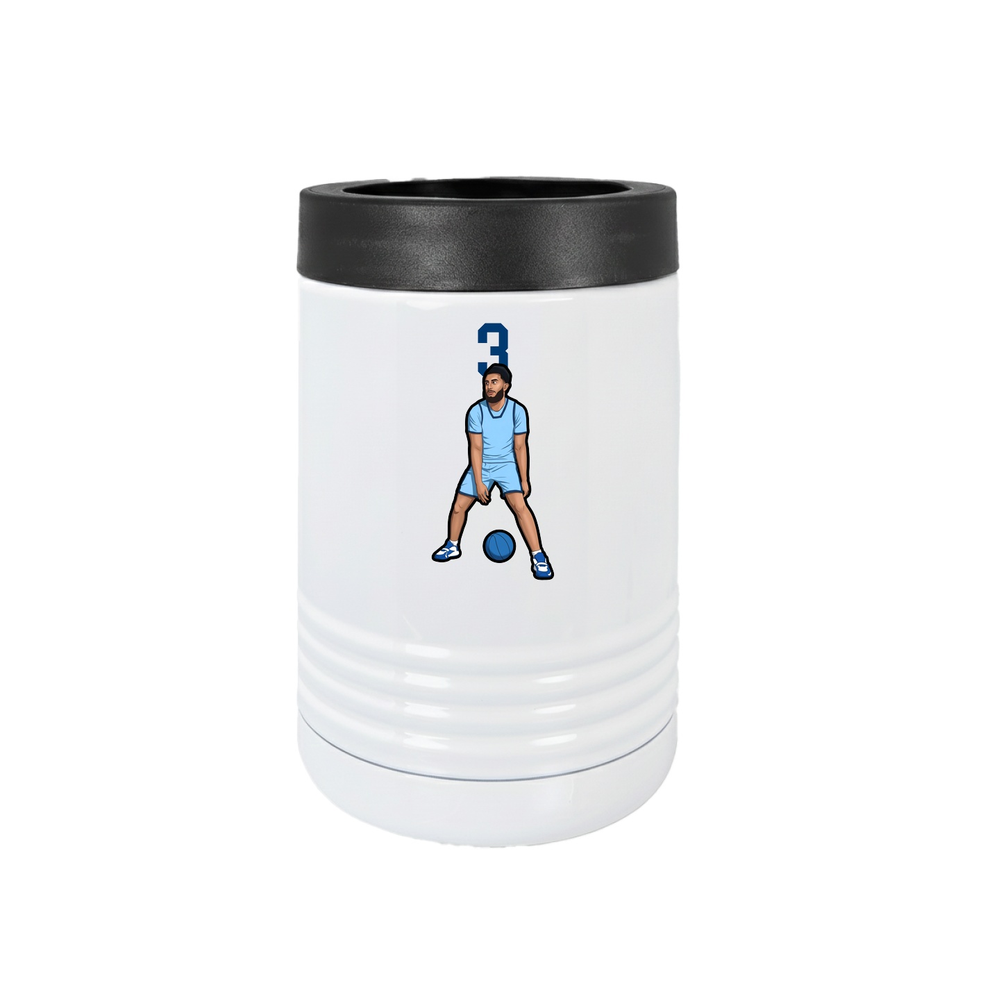 Beverage Holder — Number Top in White