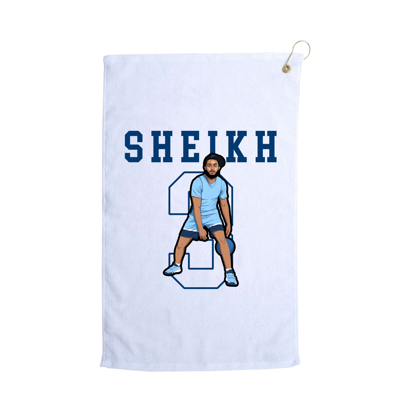 Golf Towel — Shirsey in White