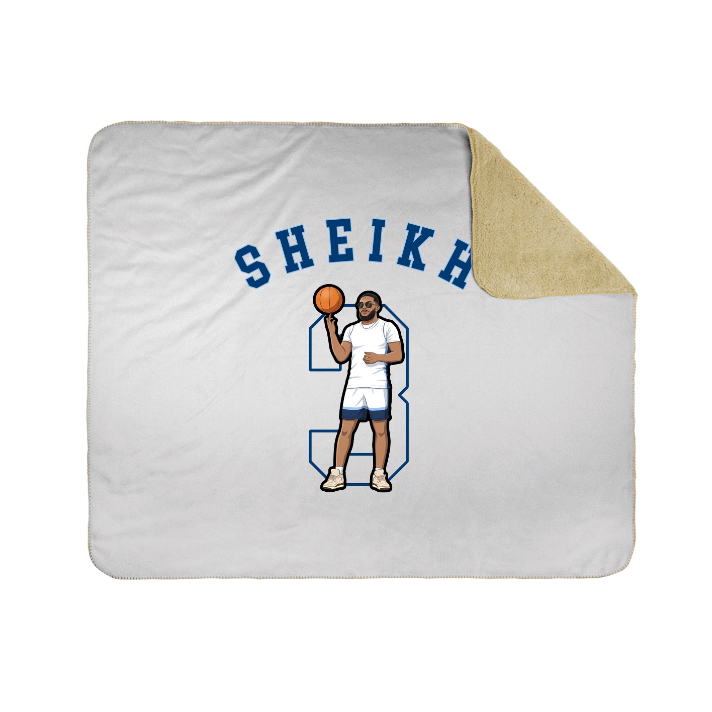 Throw Blanket — Shirsey Arch in White