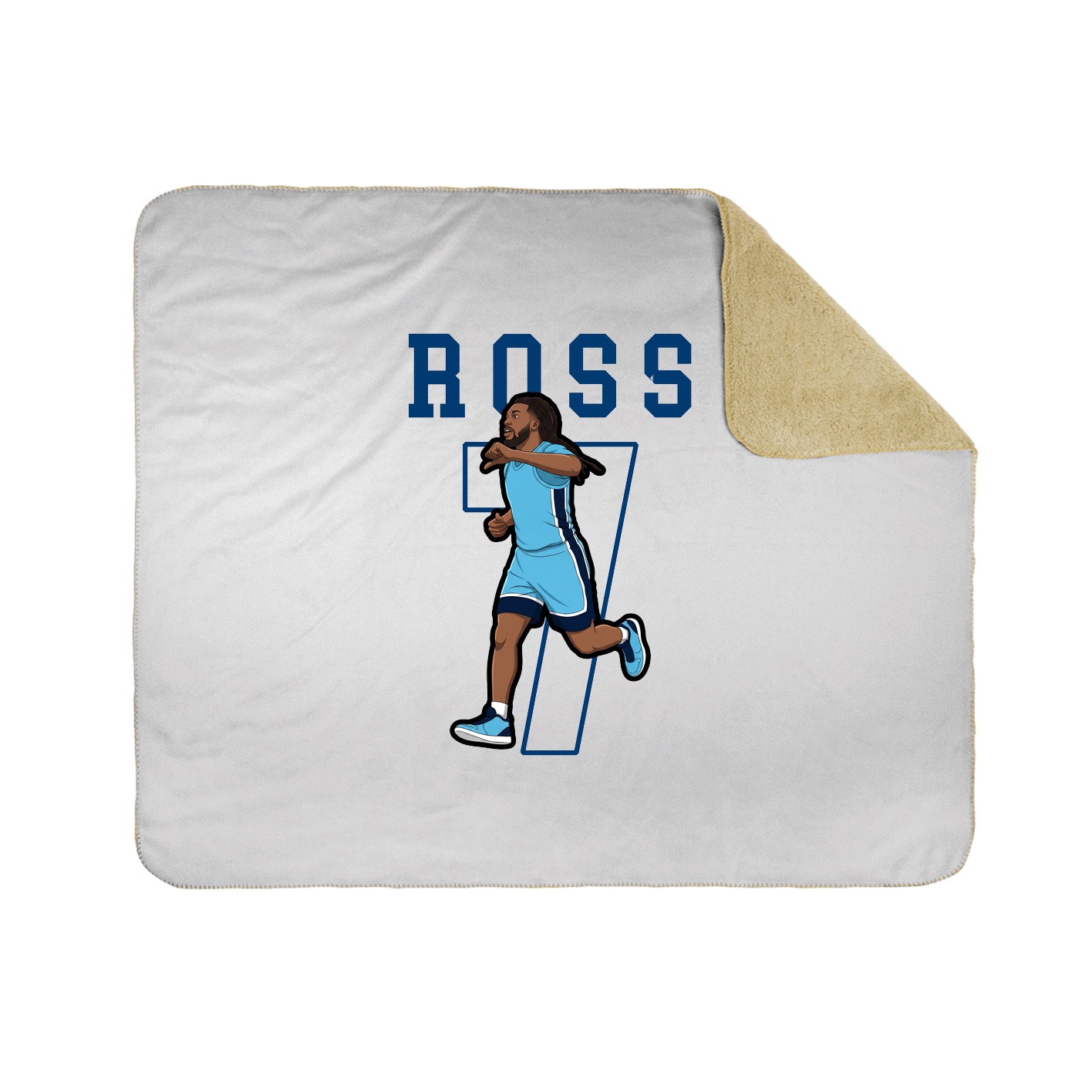 50x60 Sherpa Lined Throw Blanket