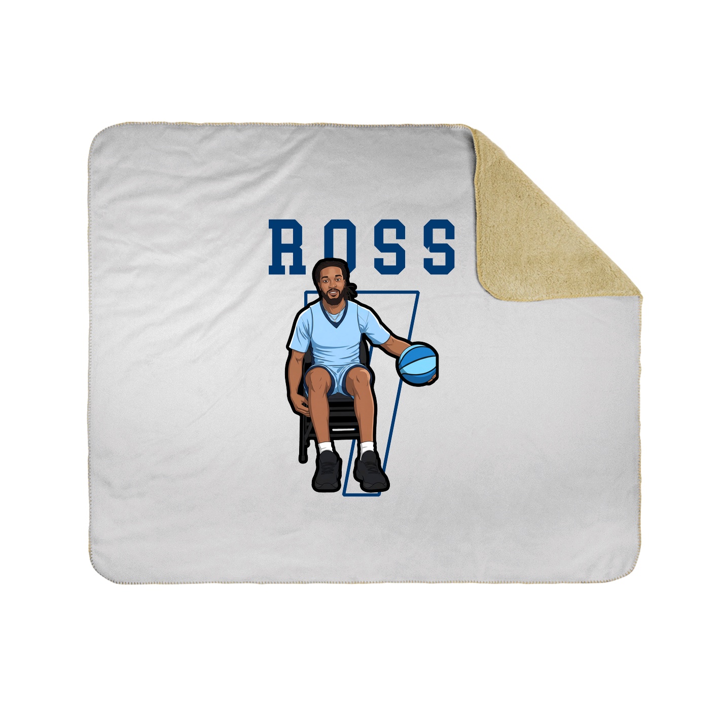 Throw Blanket — Shirsey in White