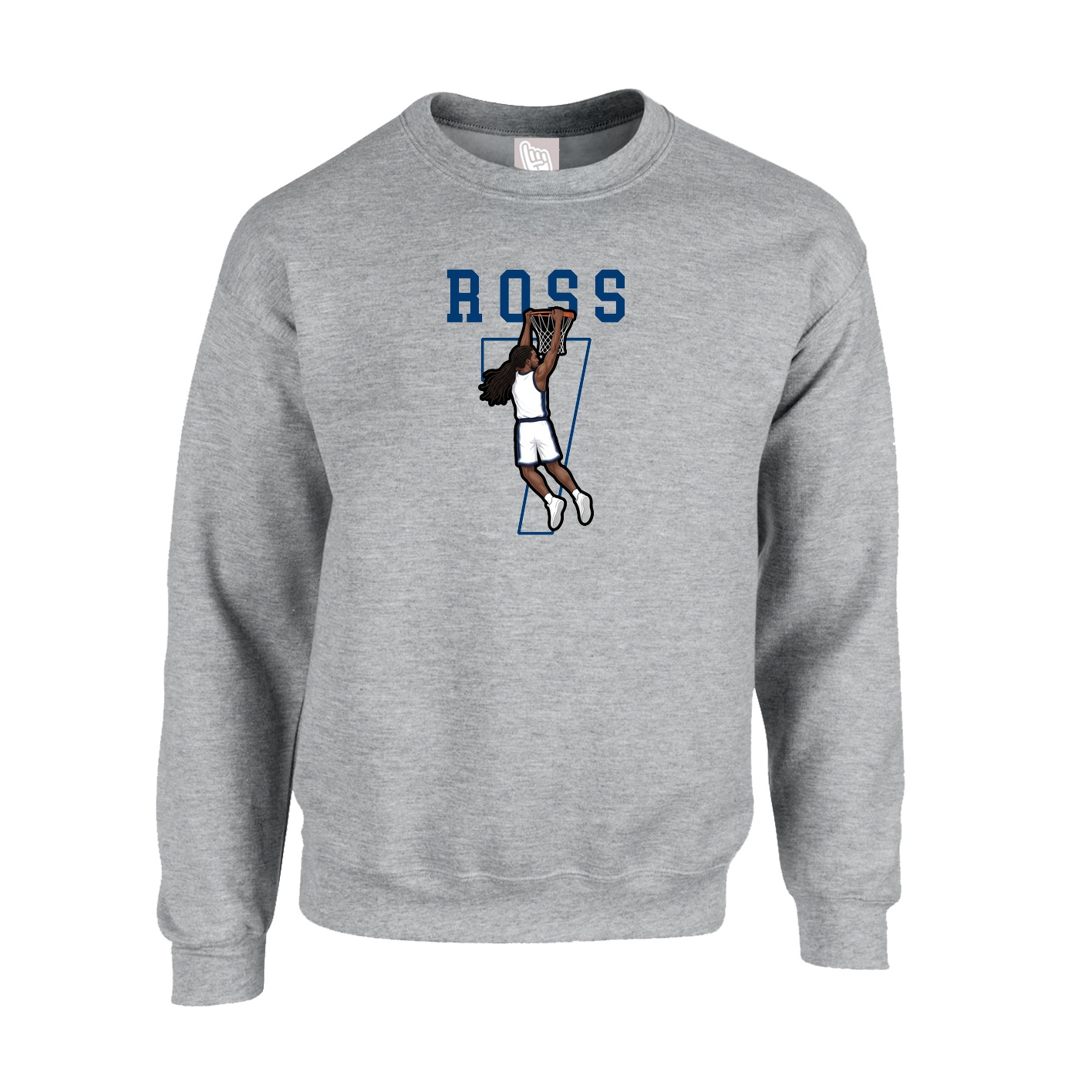 Fleece Crew — Shirsey in Grey