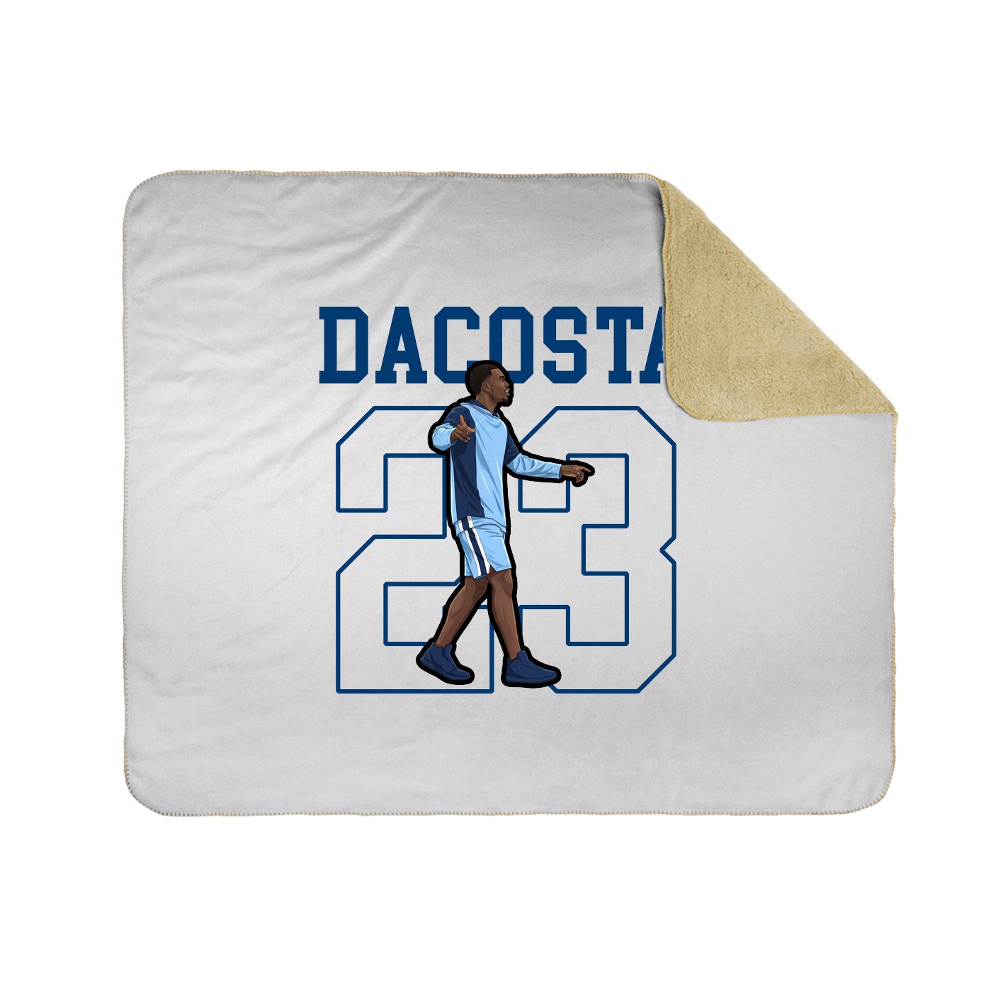 50x60 Sherpa Lined Throw Blanket