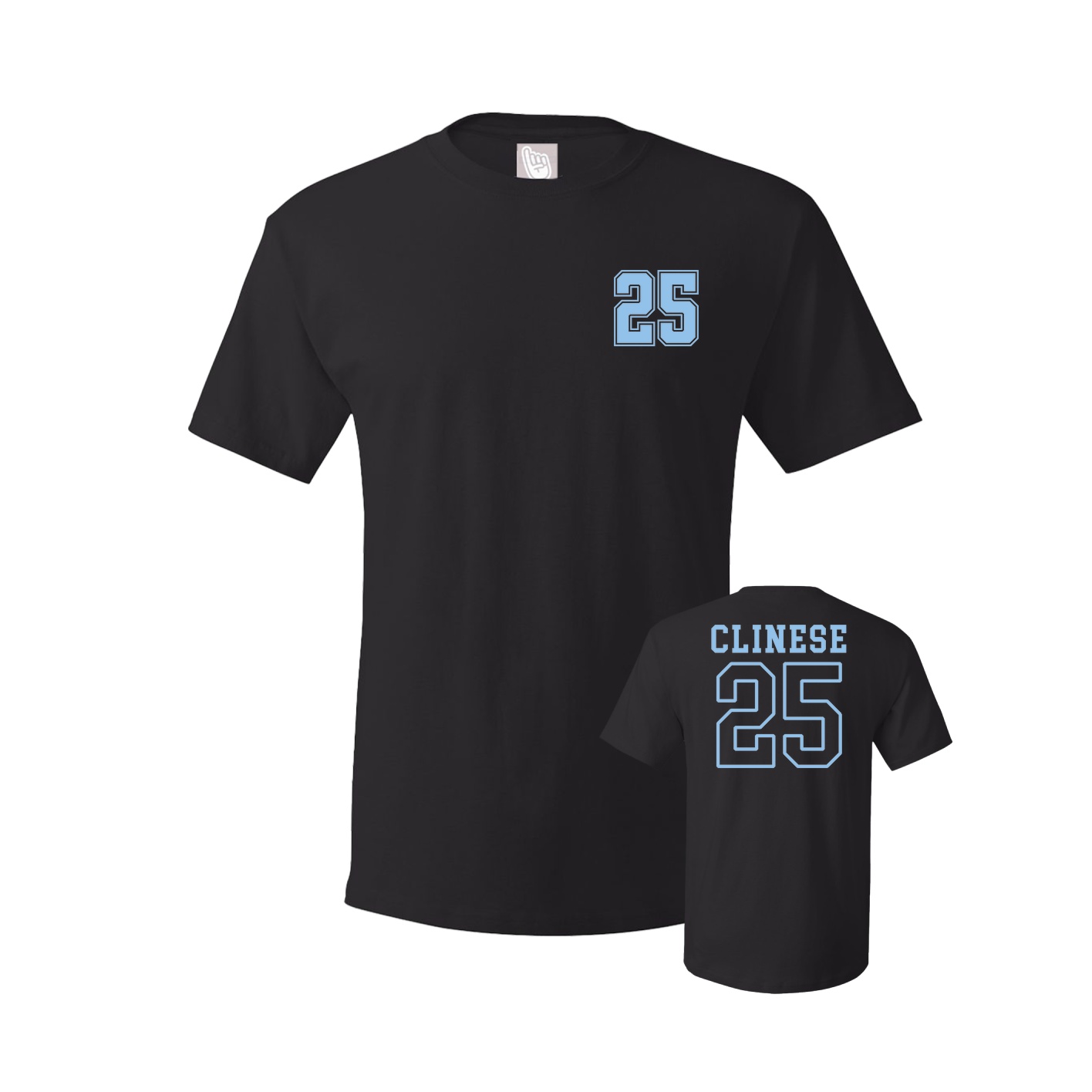 Youth Tee — Chest Back in Black