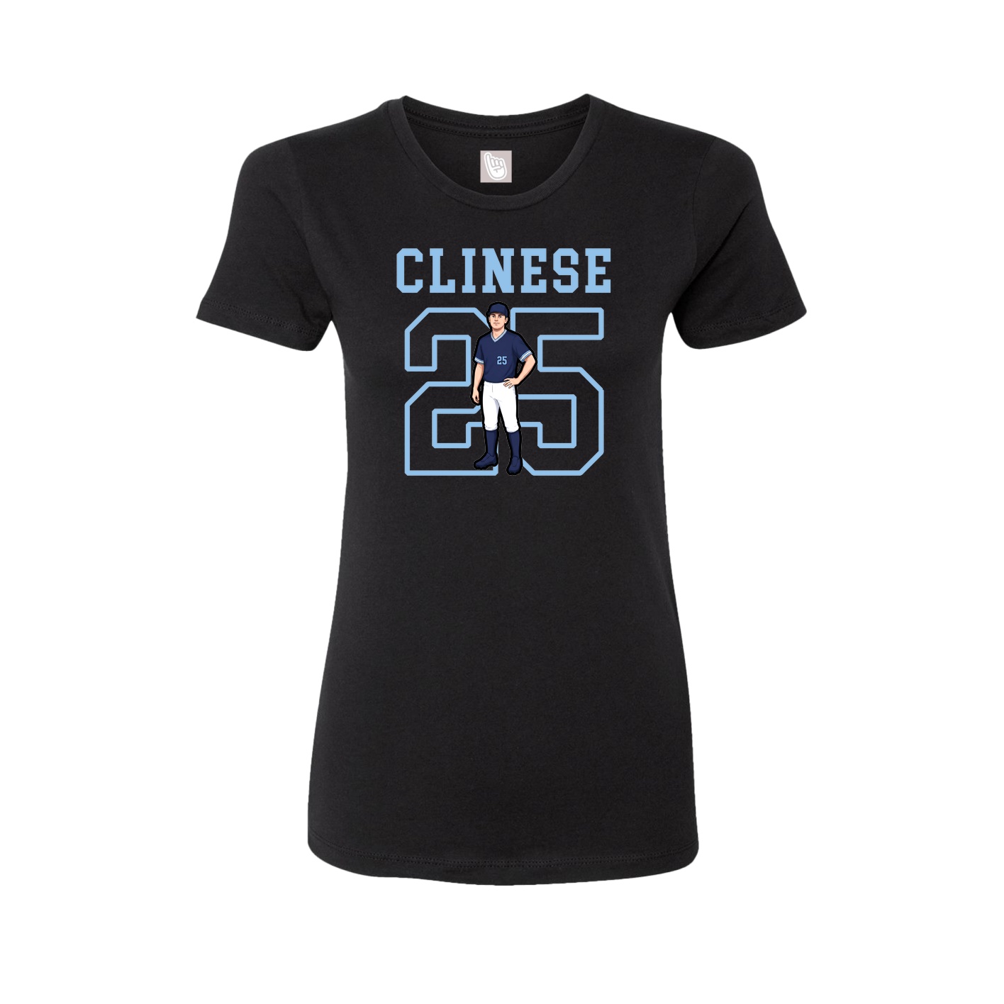 Fitted Women's Tee — Shirsey in Black