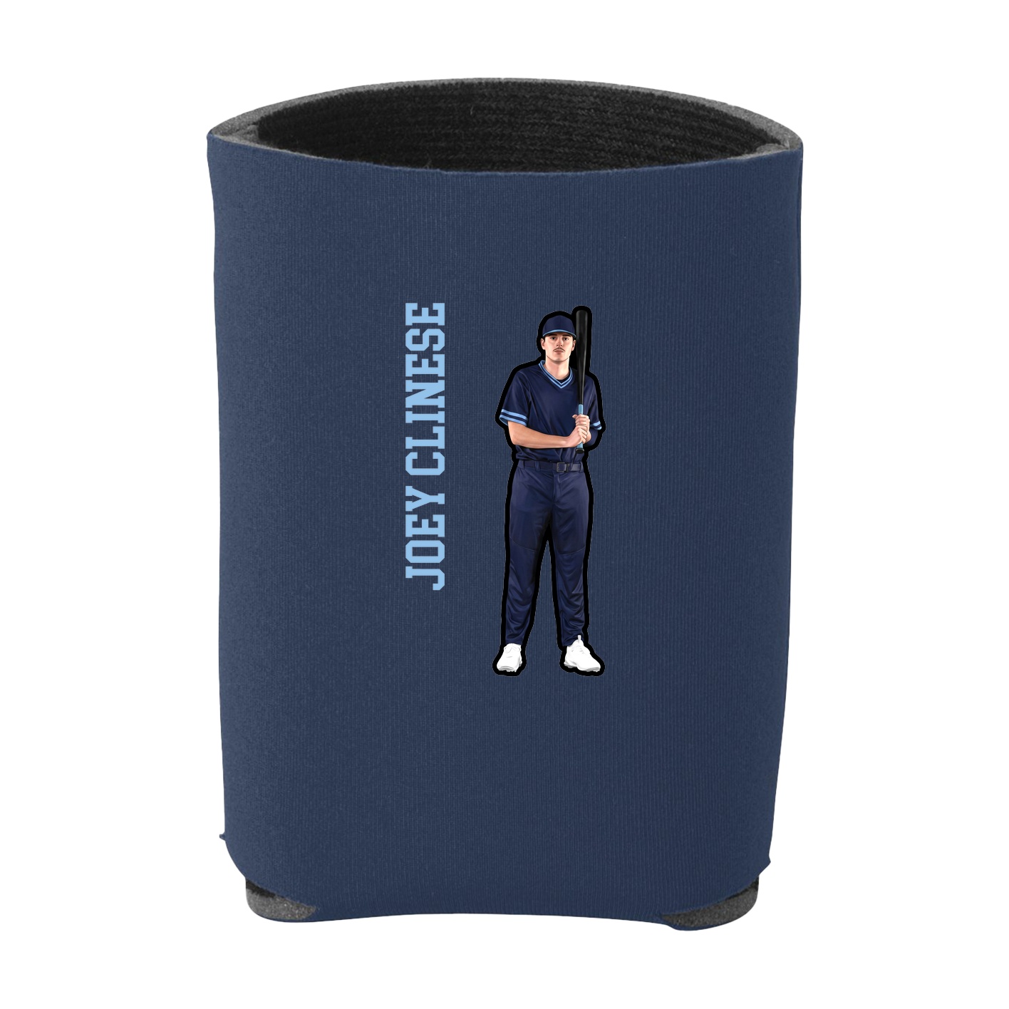 Can Holder — Name Vertical in Navy